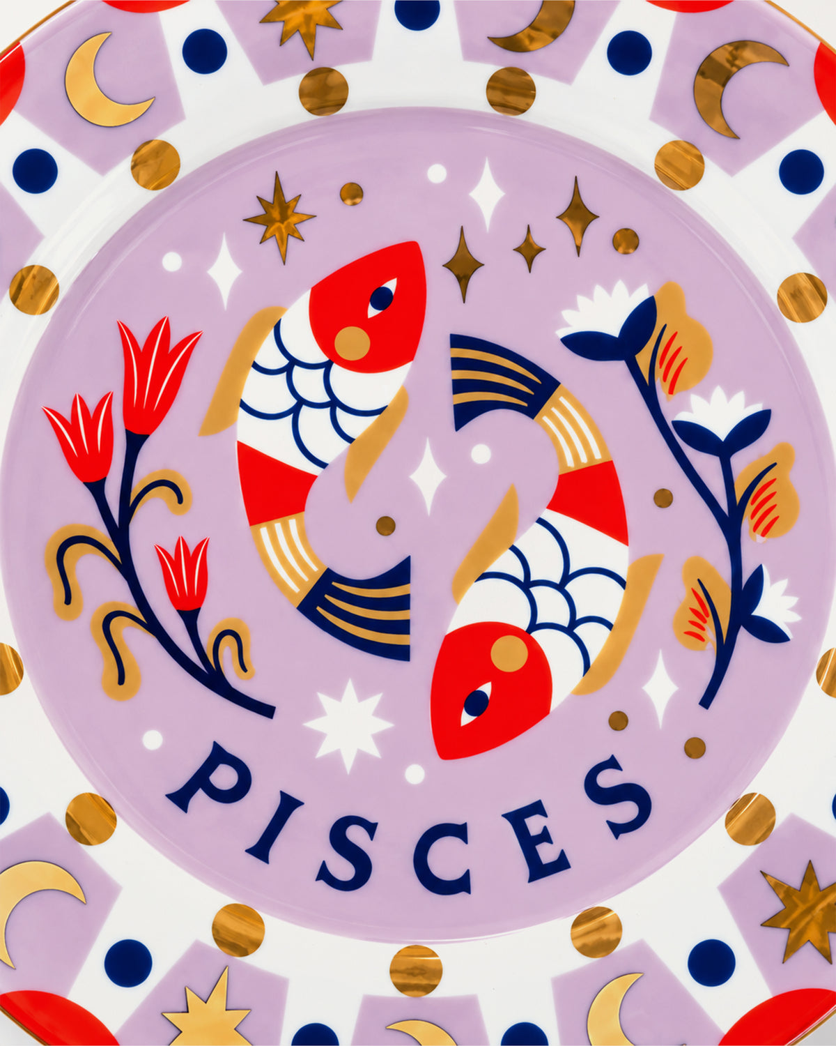 Plate Pisces D16.5cm