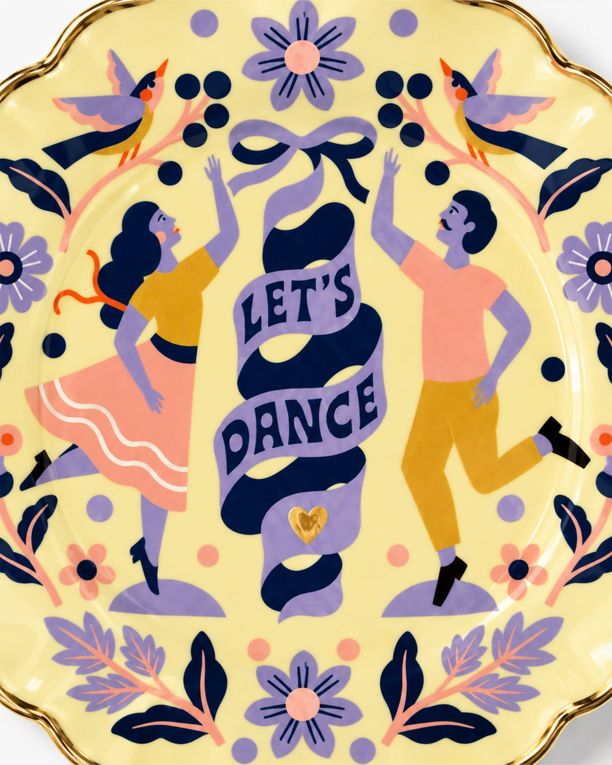 Plate/Let's Dance D16.5cm