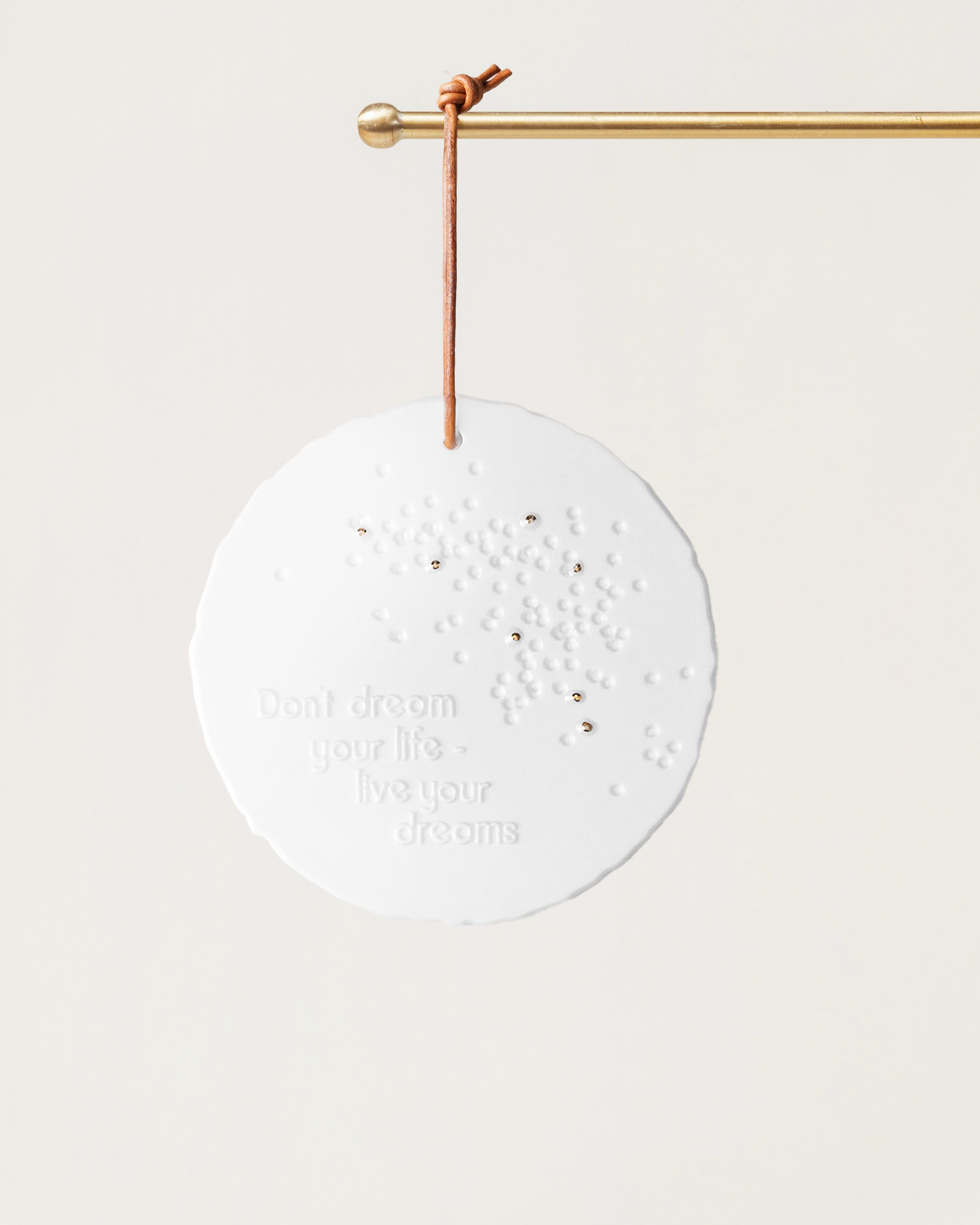 Poetry Medallion Don't Dream Your Life