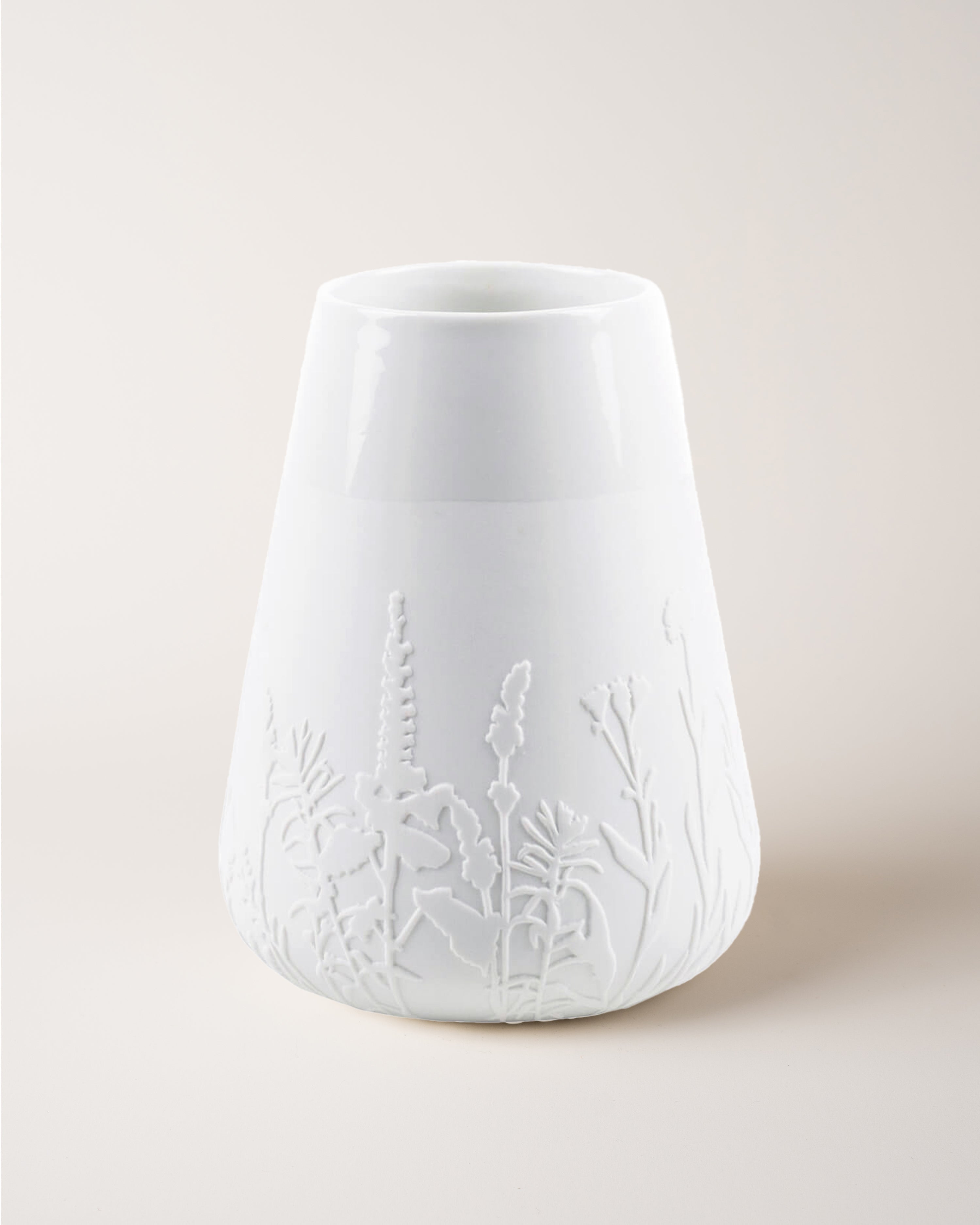 Porcelain Vase Flower Meadow H18cm