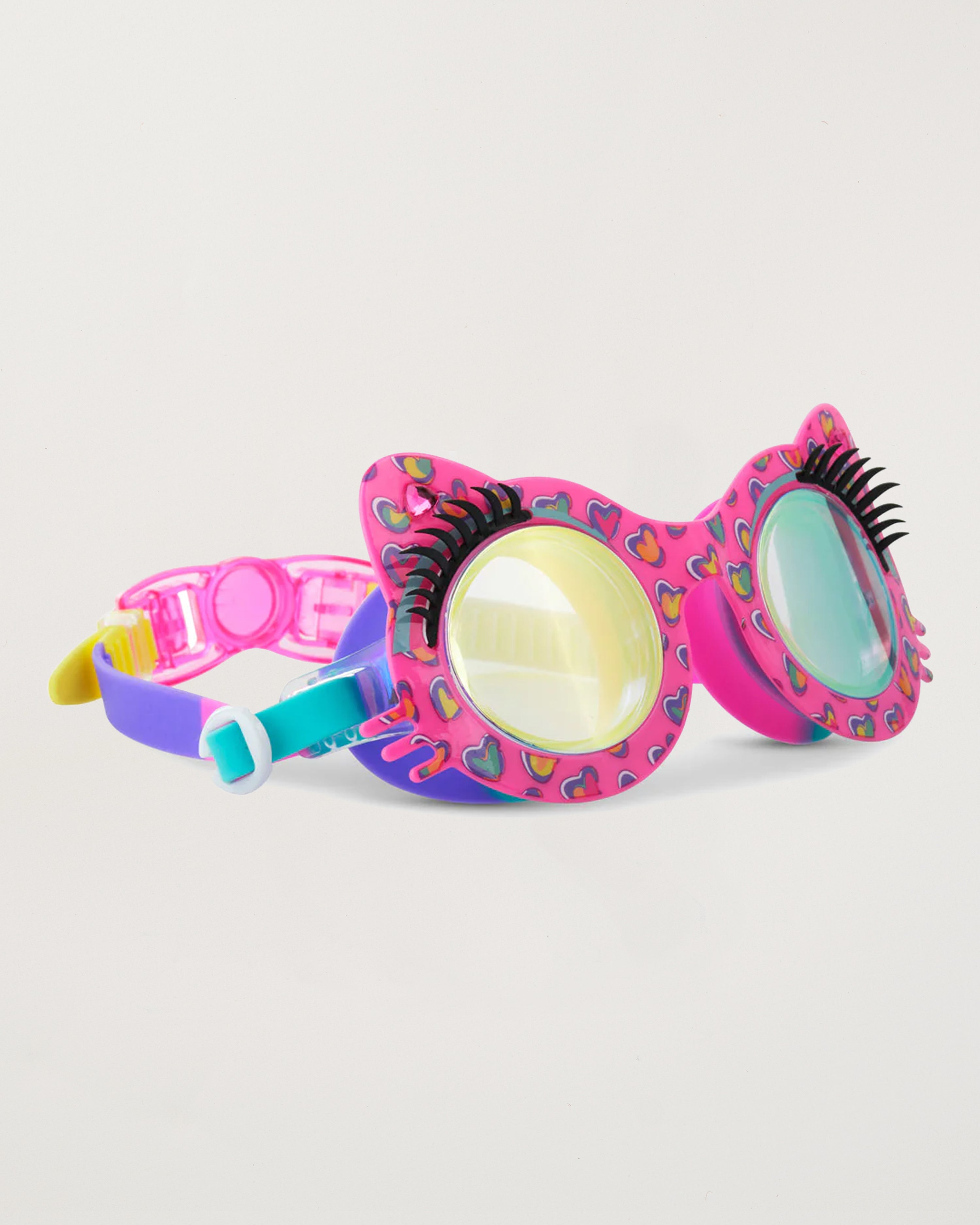 Purrty Pink Paws Swim Goggles