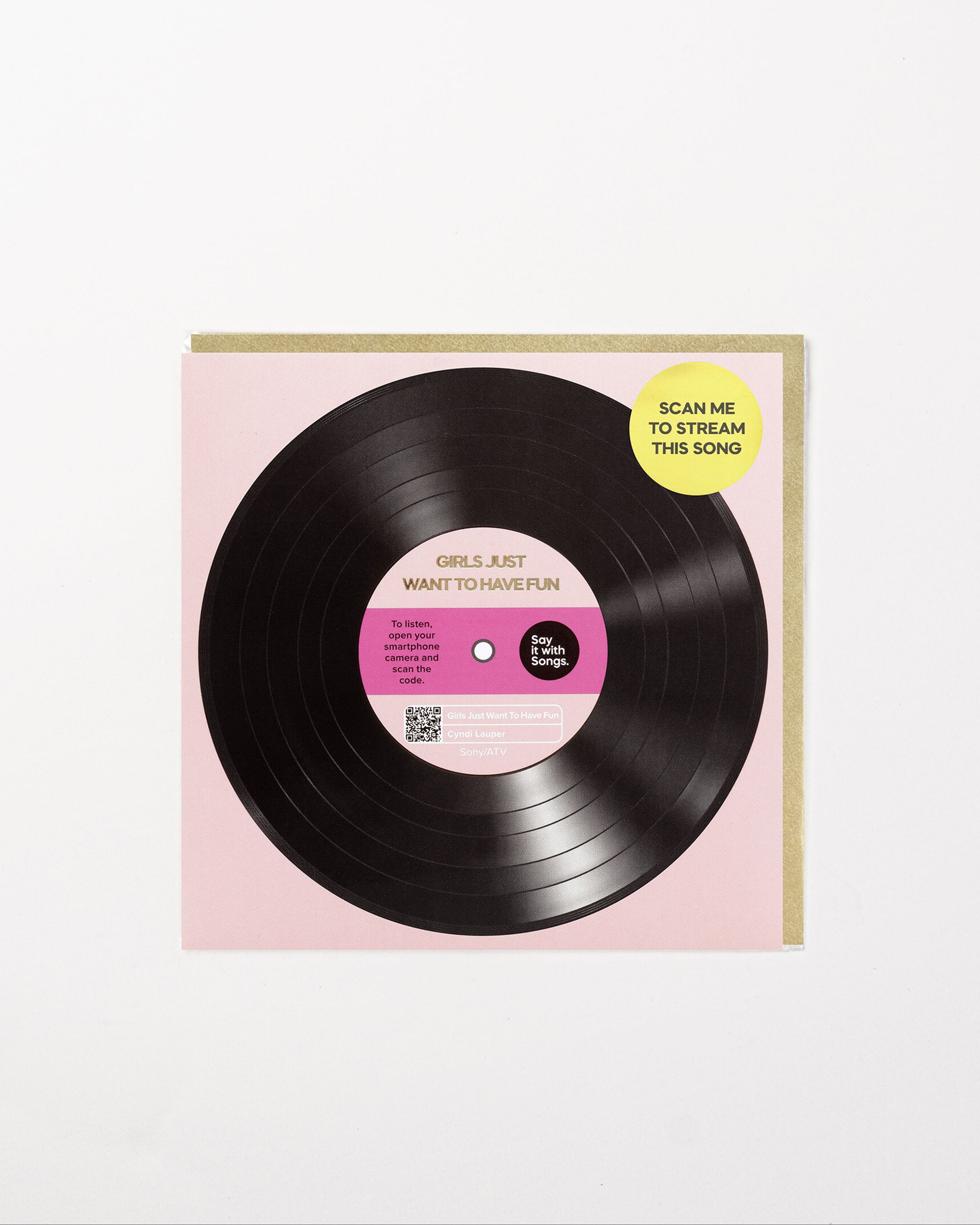 Record Card/Girls Just Want To Have Fun