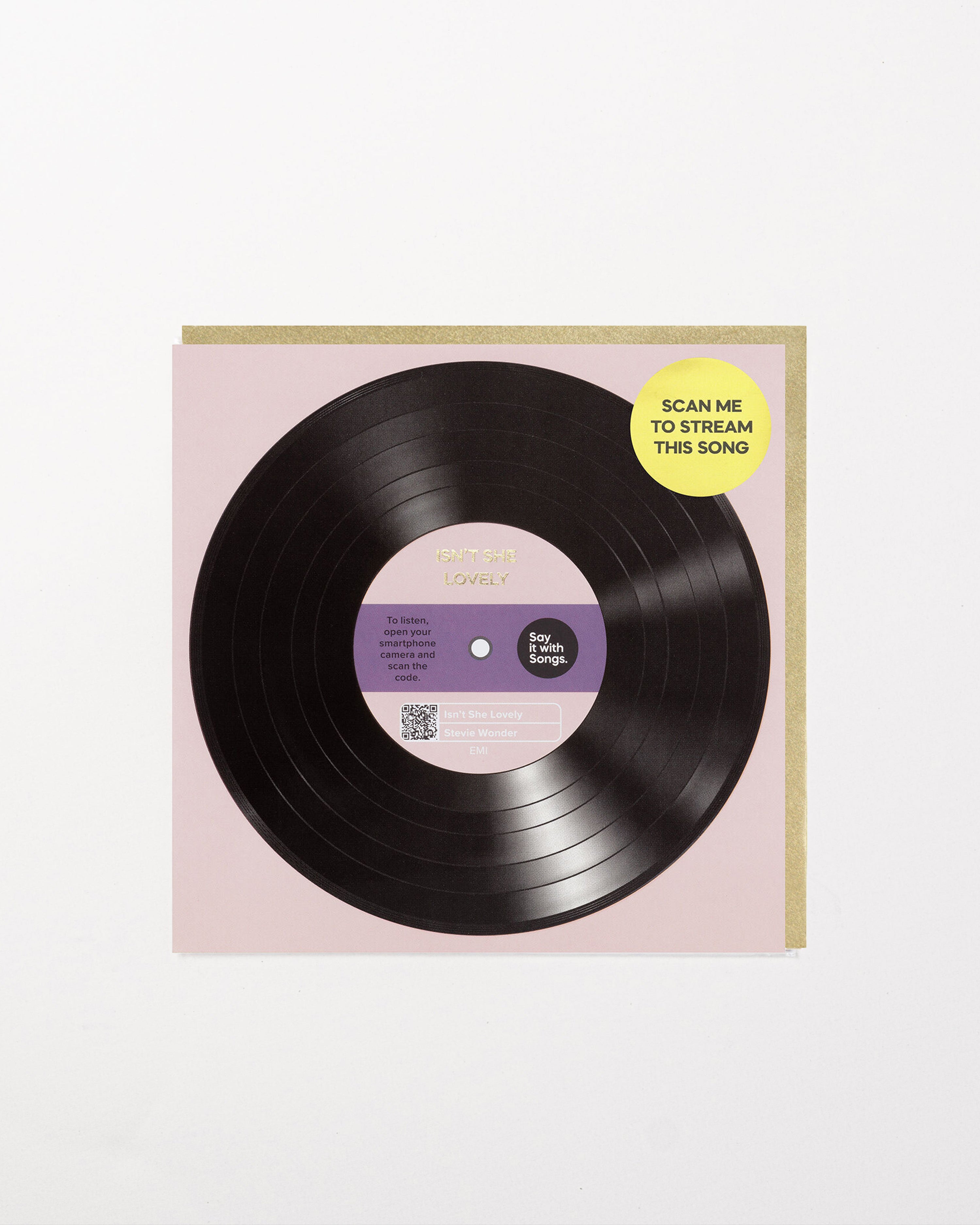 Record Card/Isn't She Lovely