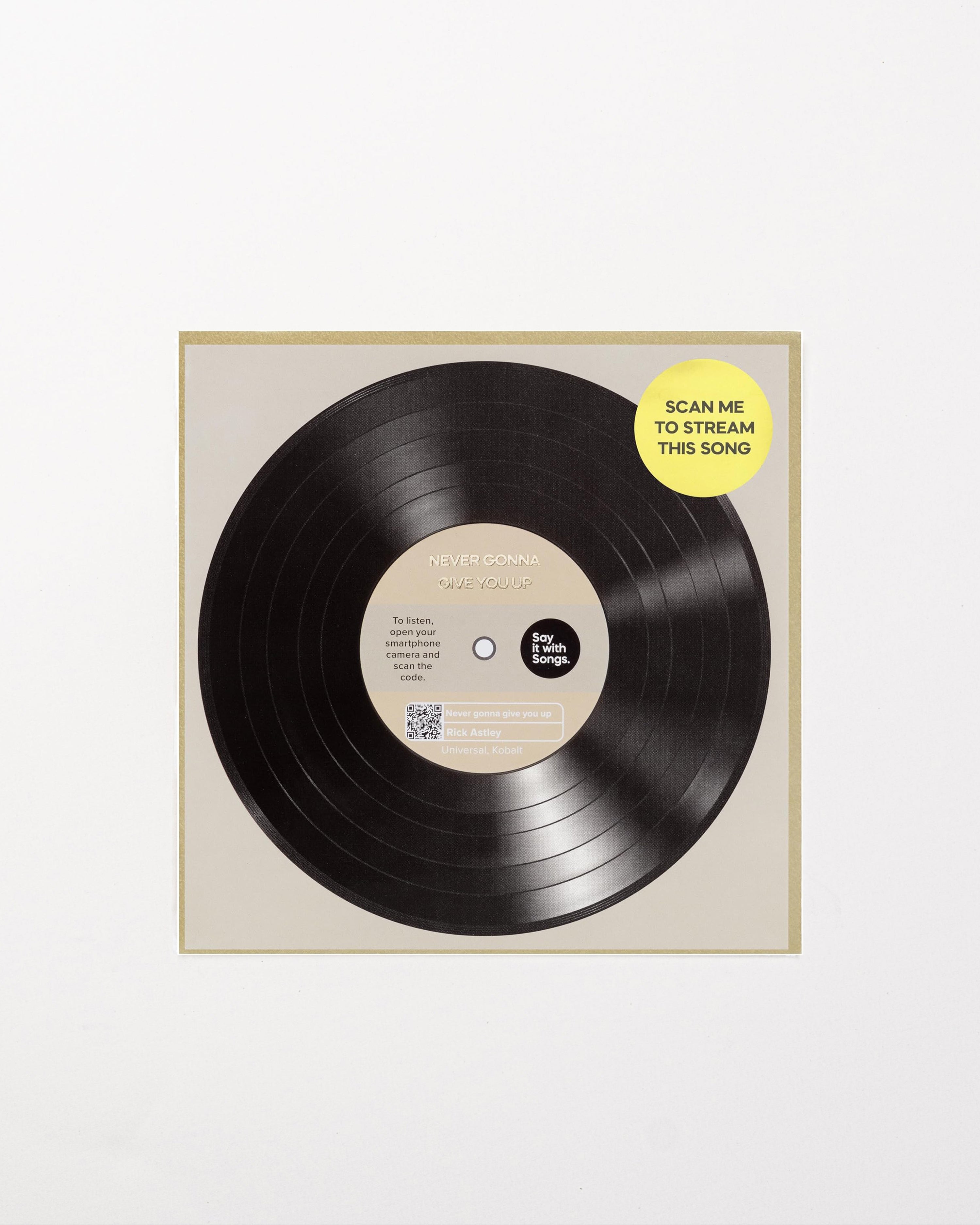 Record Card/Never Gonna Give You Up