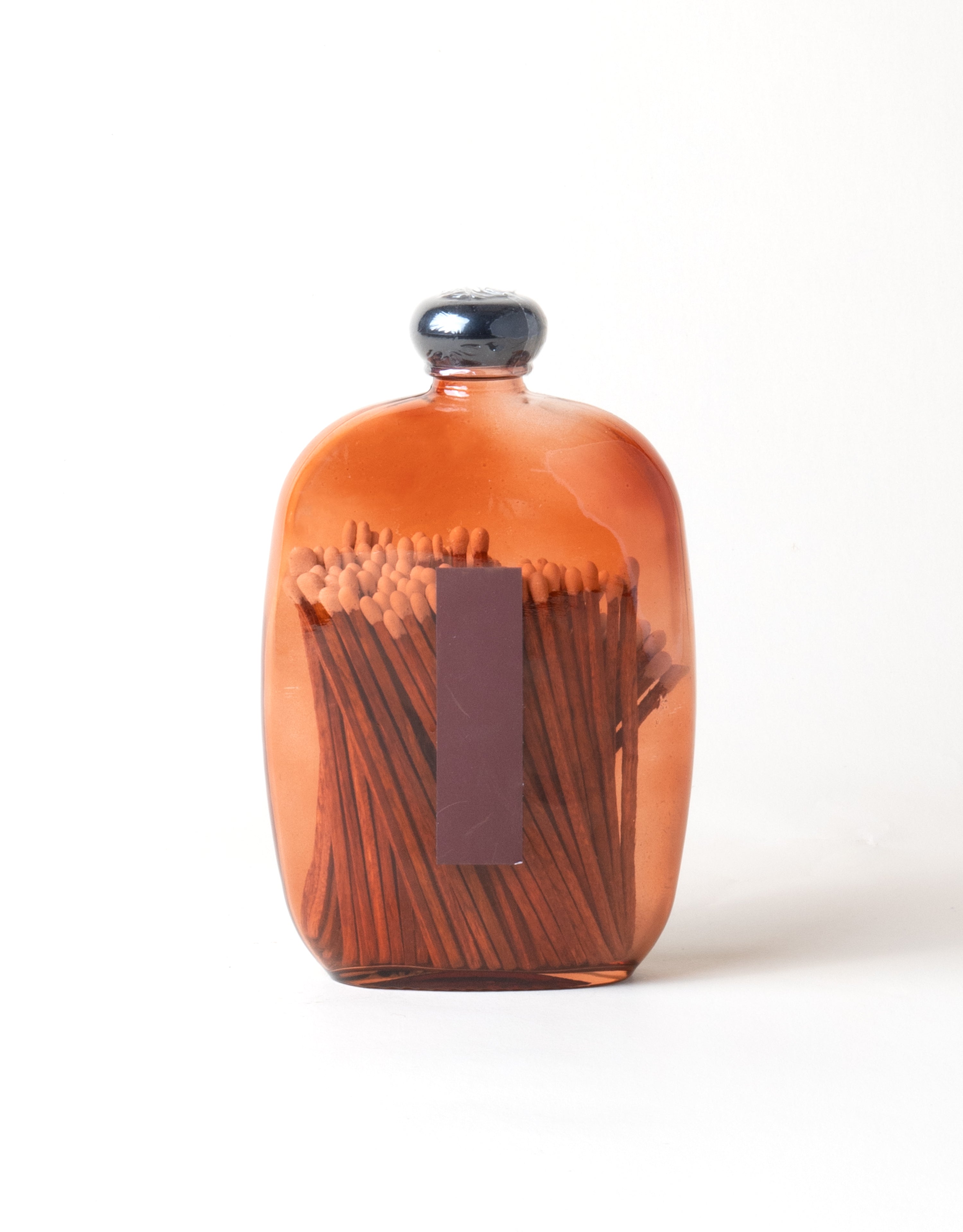 Red Bubble Match Jar