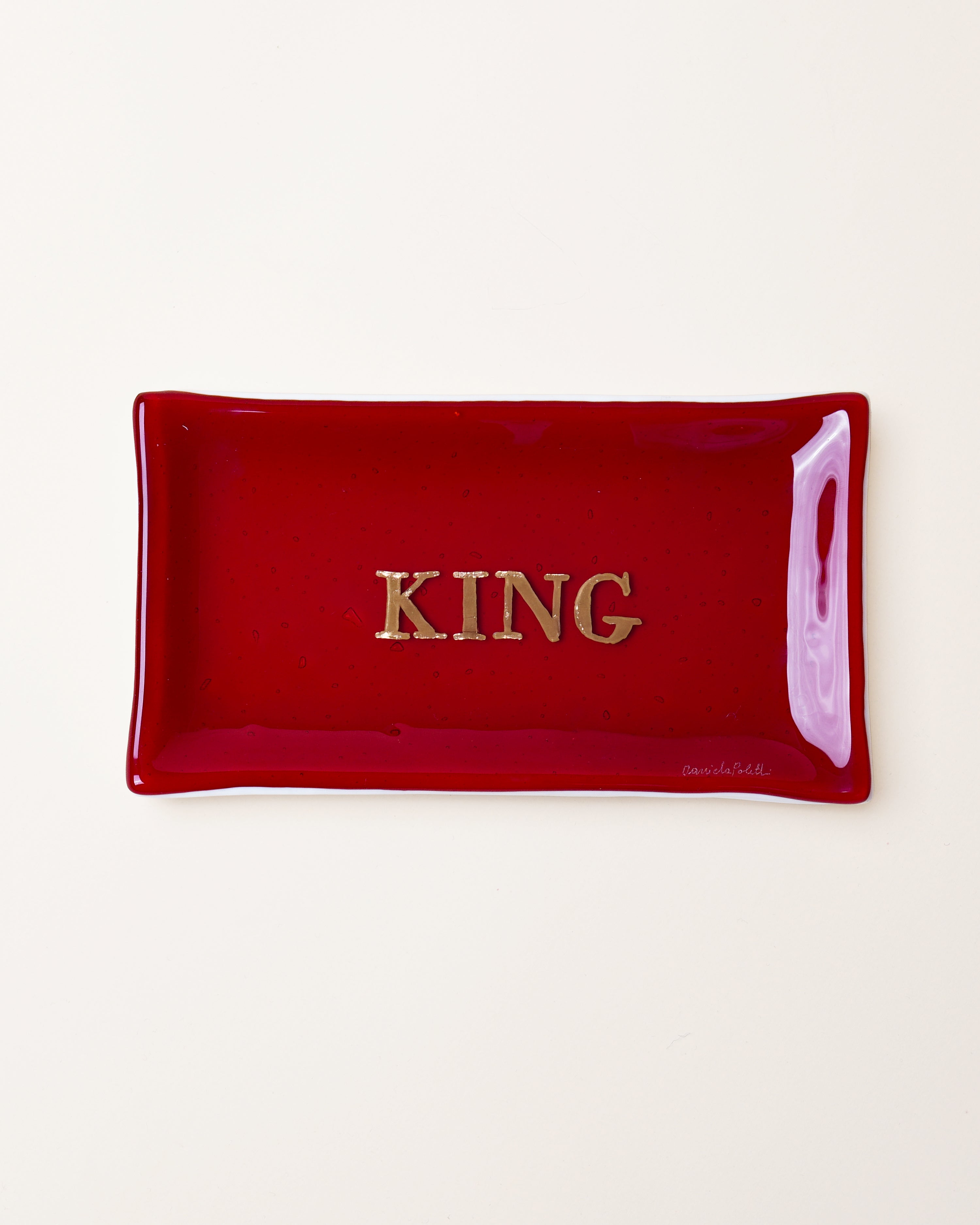 Red 'King' Tray
