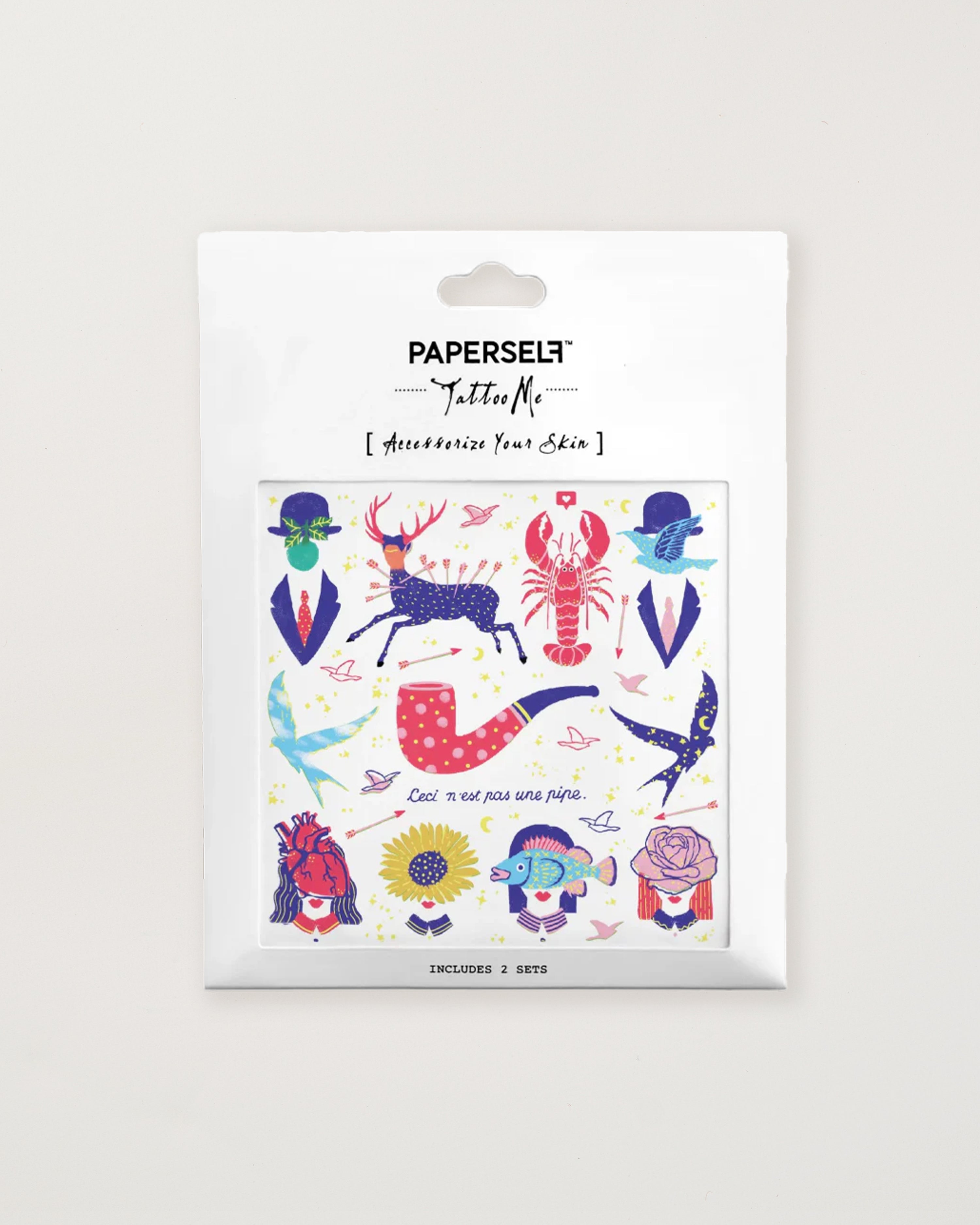 Salute To Surrealism Temporary Tattoos