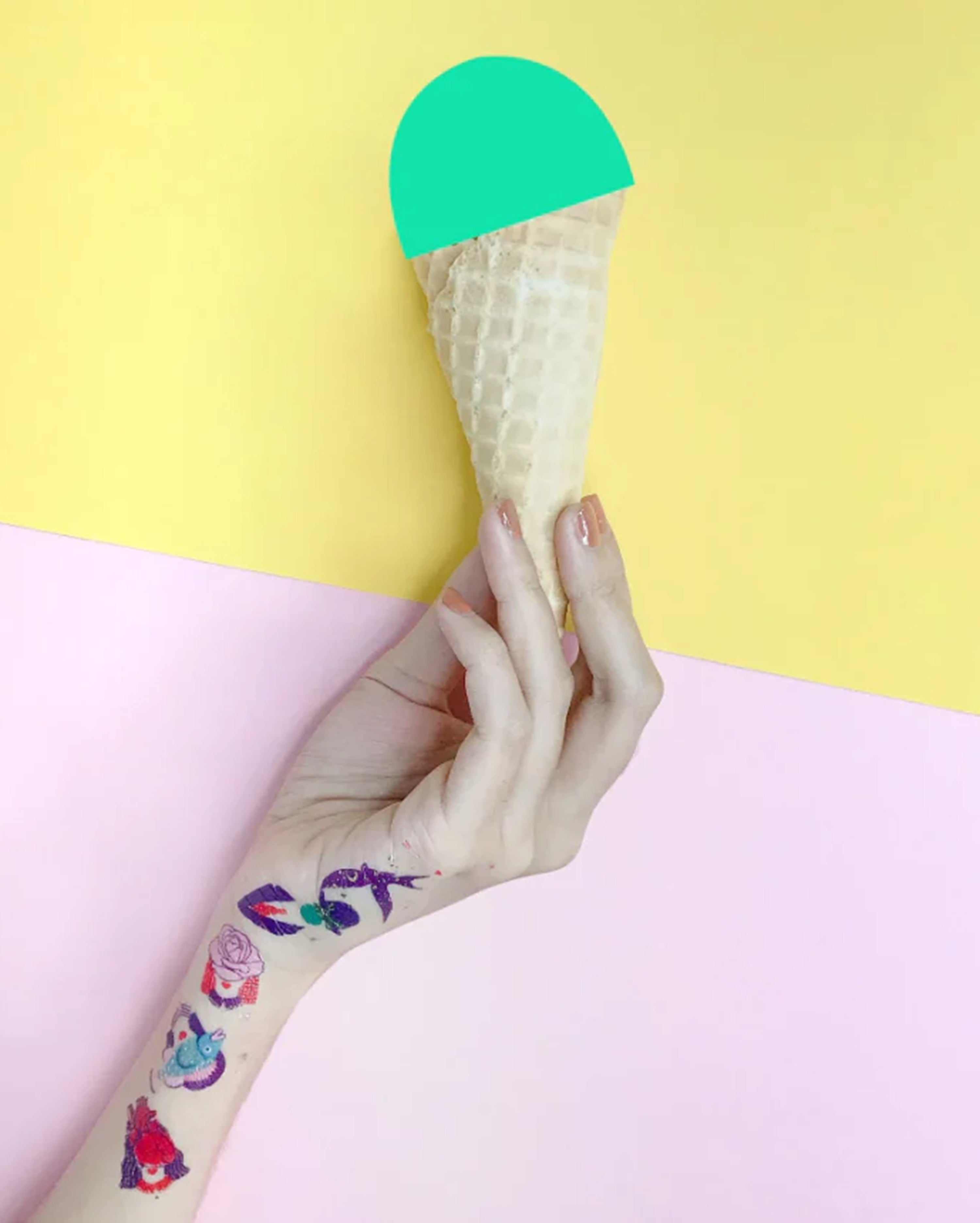 Salute To Surrealism Temporary Tattoos