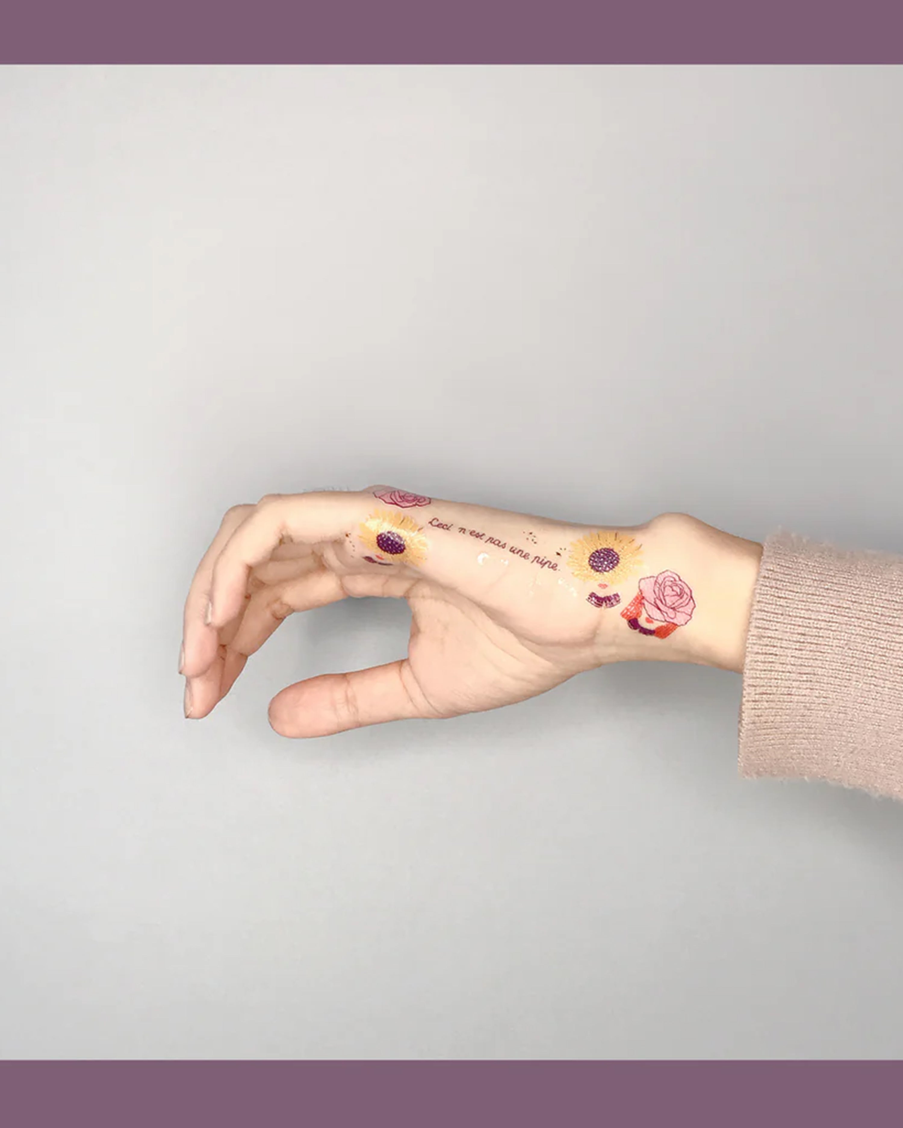 Salute To Surrealism Temporary Tattoos