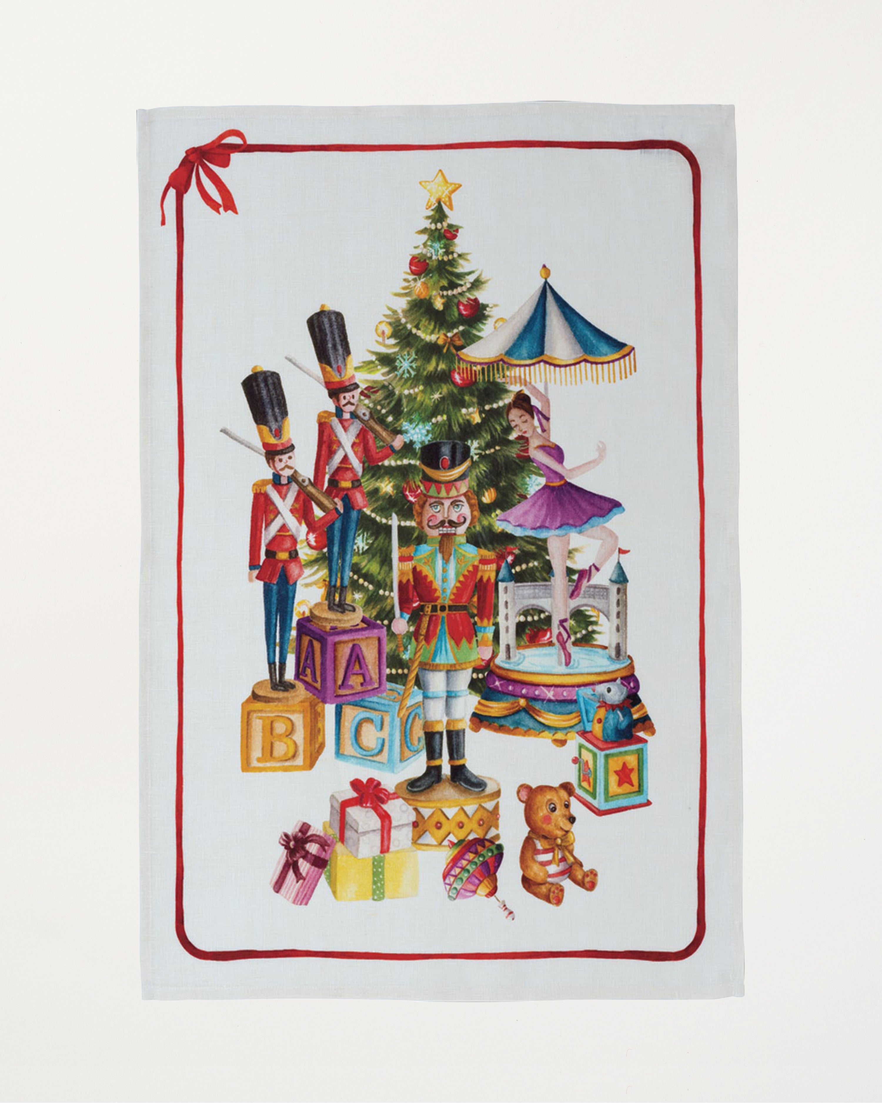 Schiaccianoci Rosso Kitchen Towel 50x70cm