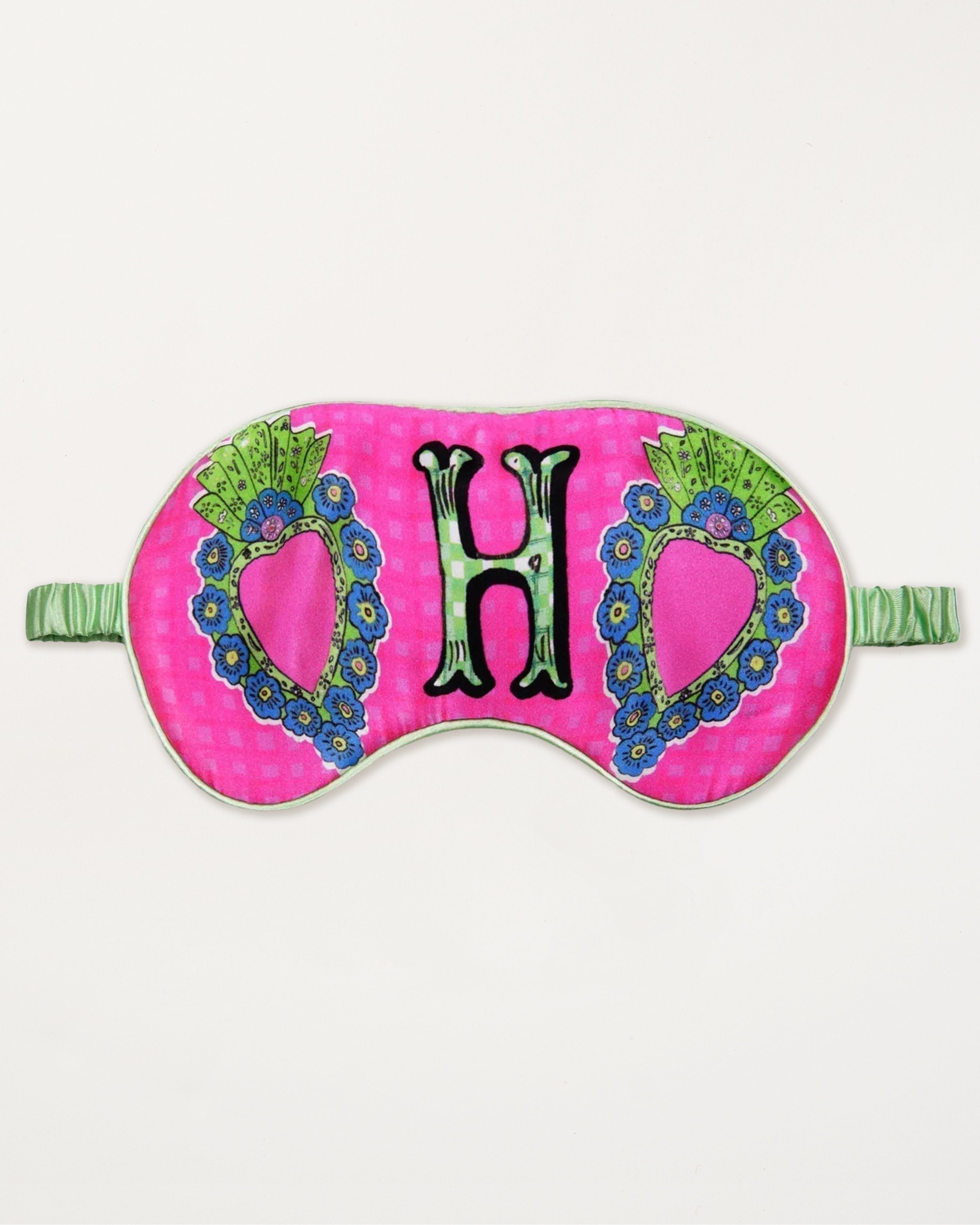 Silk Eye Mask H for Hearts