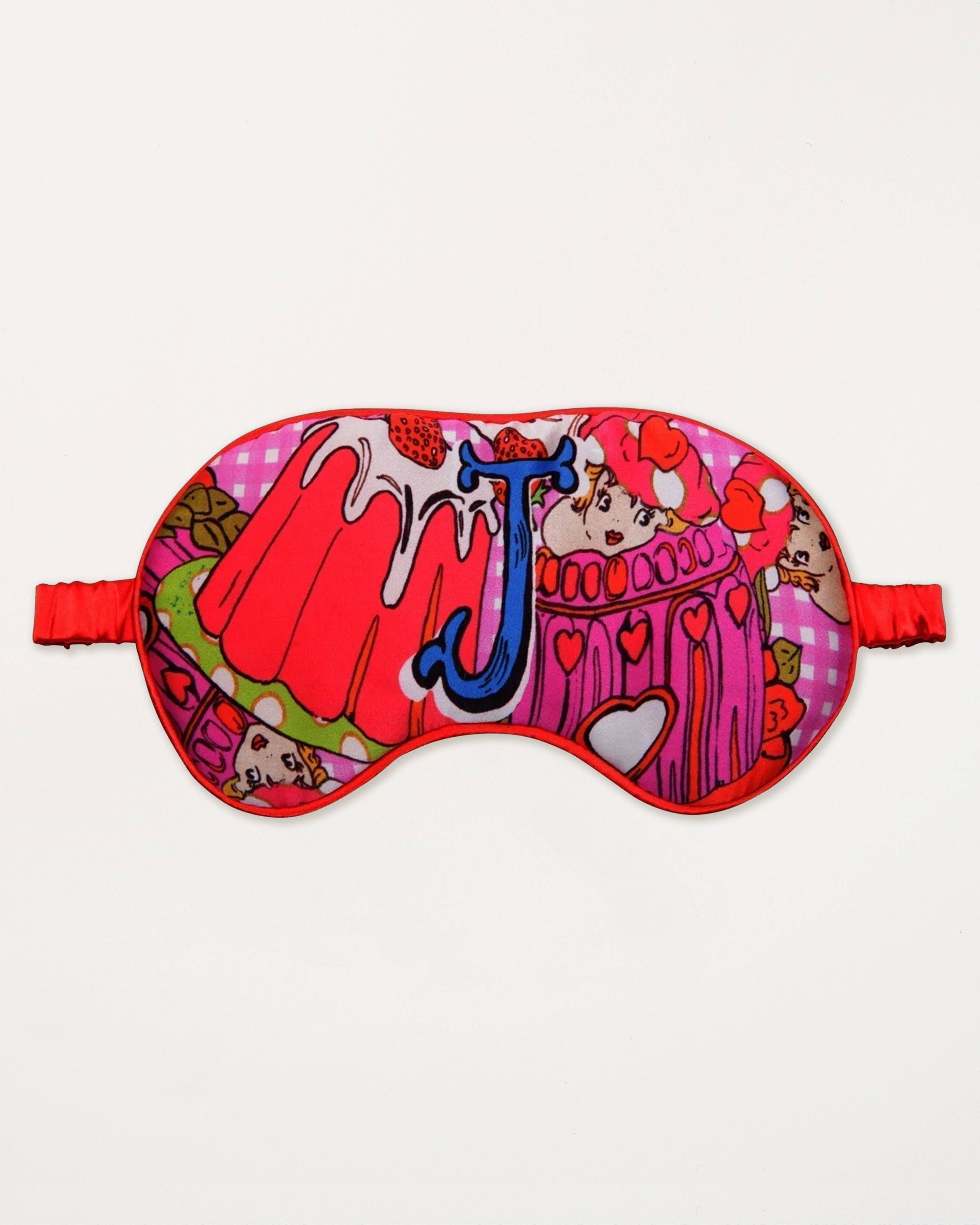 Silk Eye Mask J for Jelly
