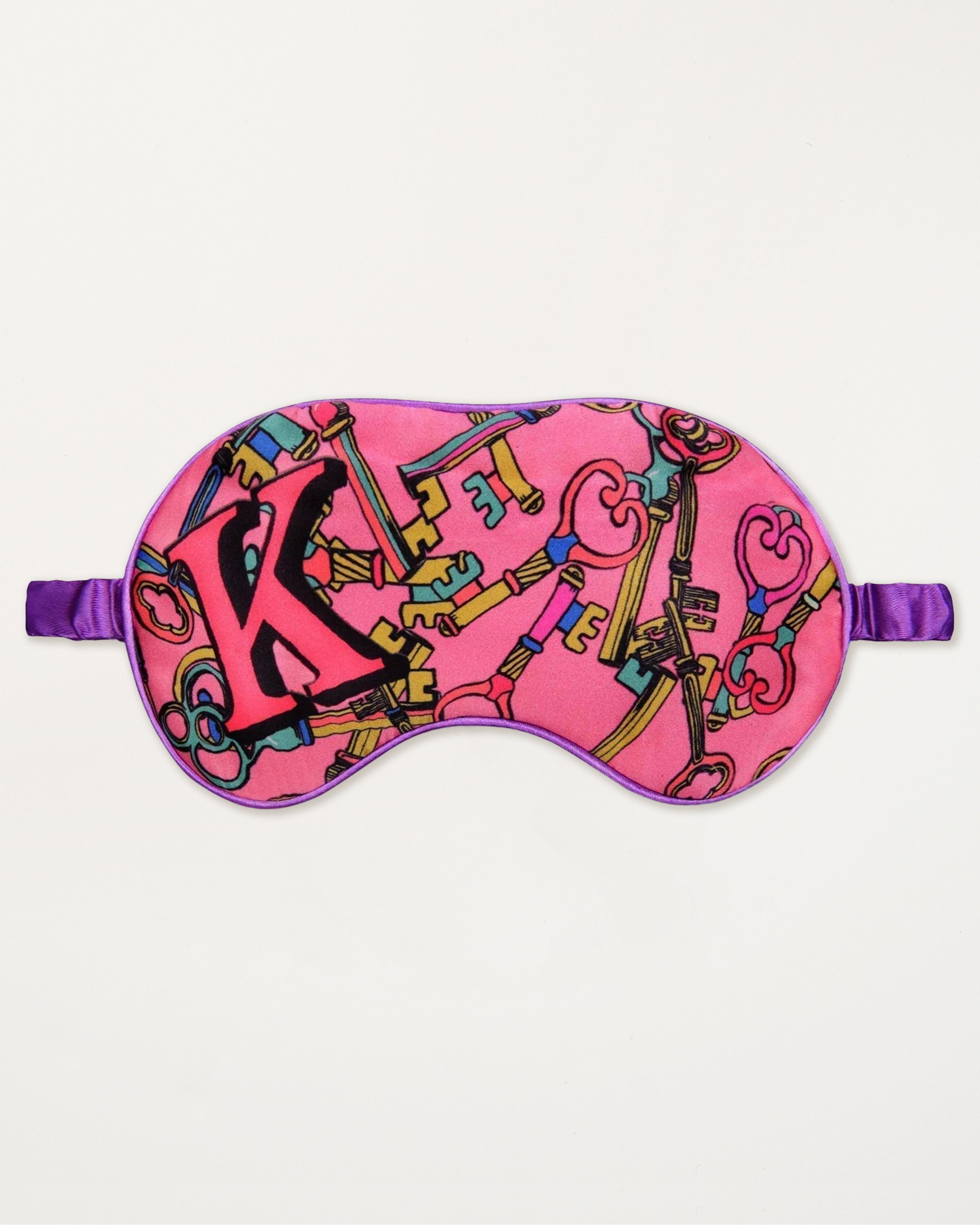 Silk Eye Mask K for Keys