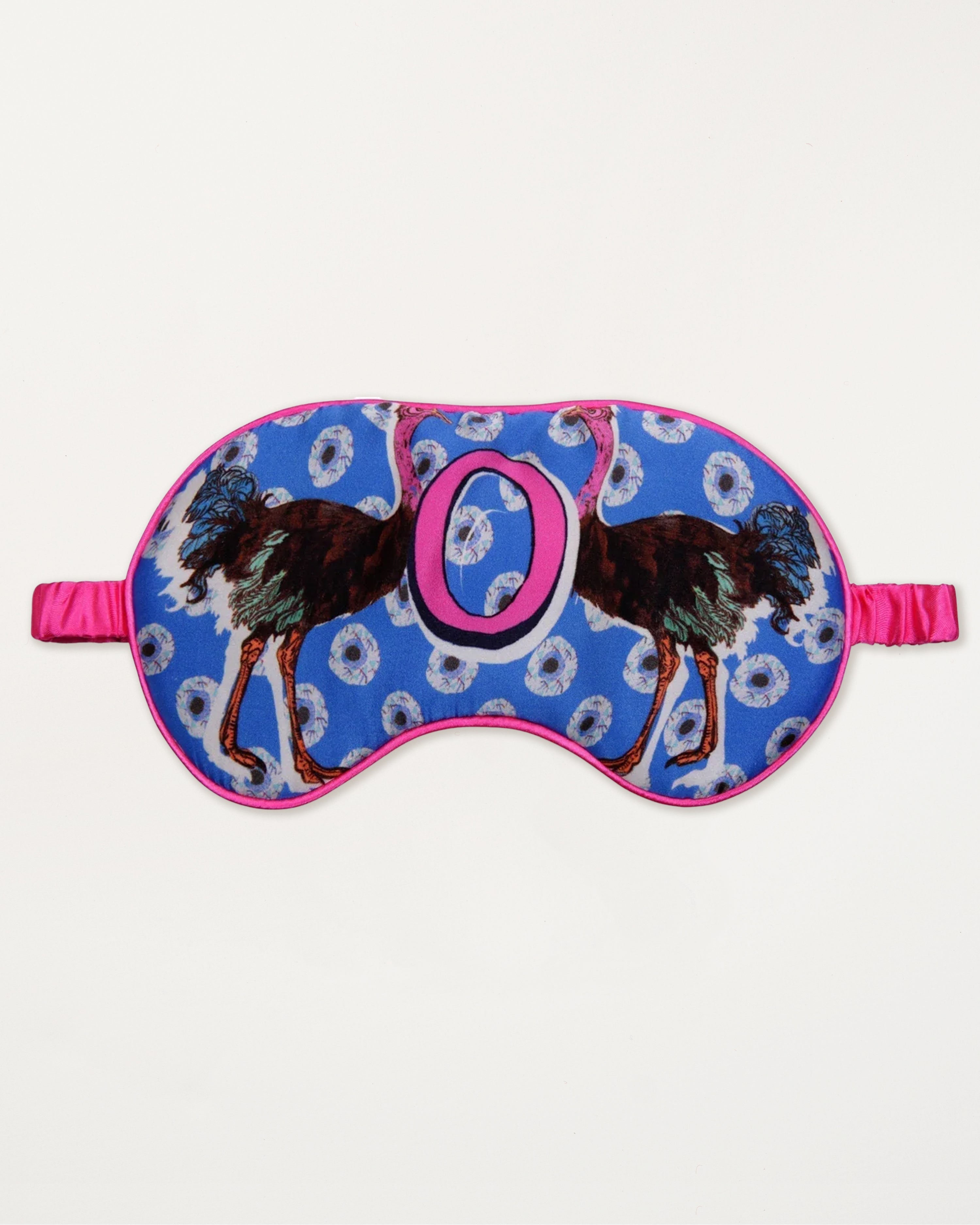 Silk Eye Mask O for Ostrich
