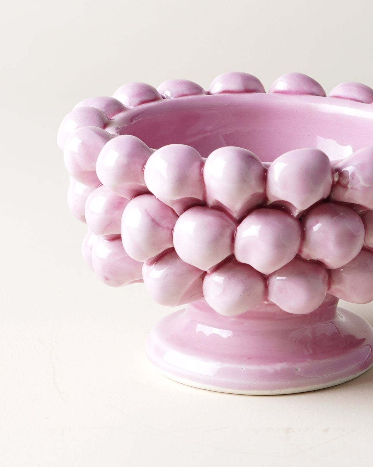 Small Pigna Aperta Bowl Pink D11cm