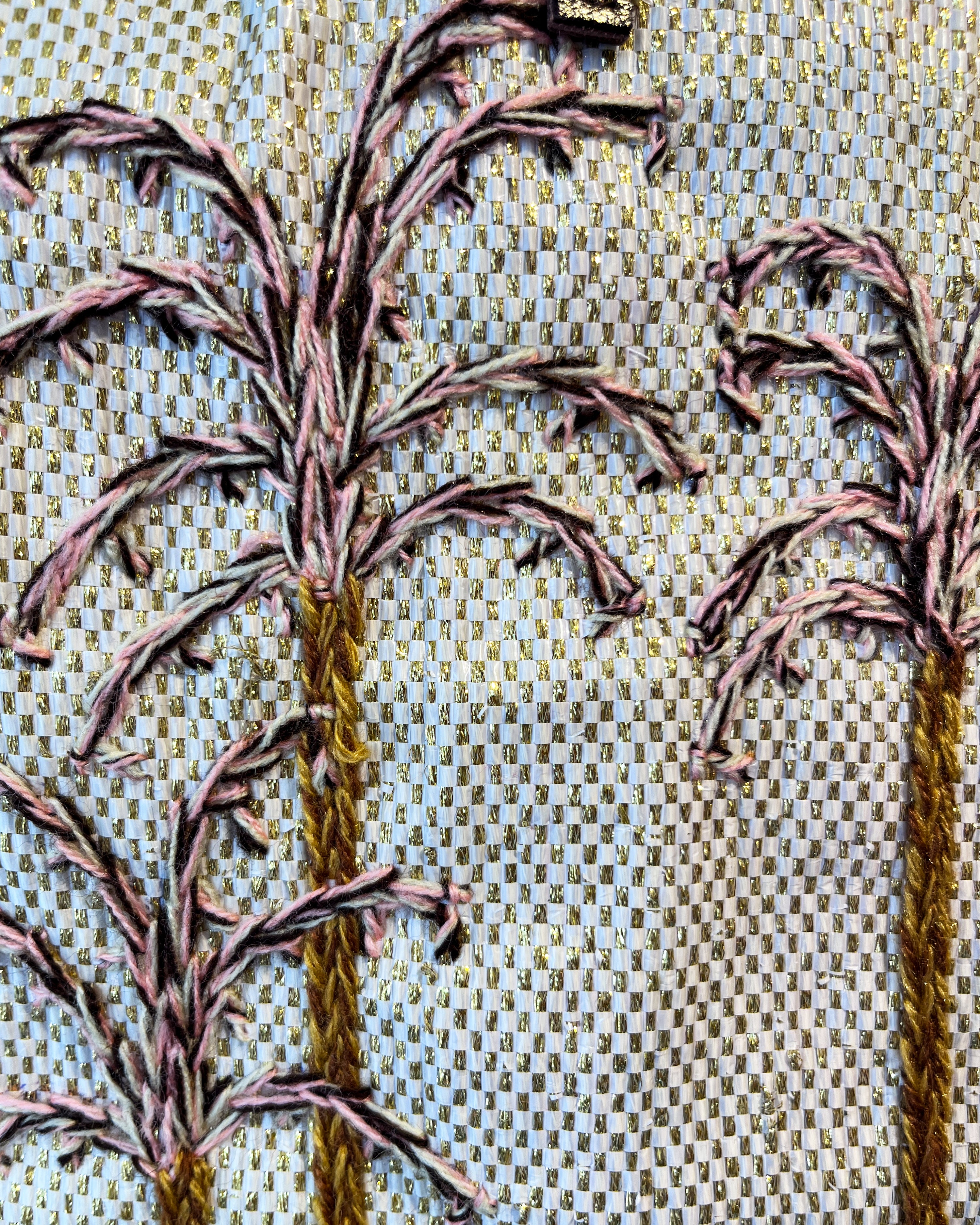 Small Recycled Food Bag Palm Trees