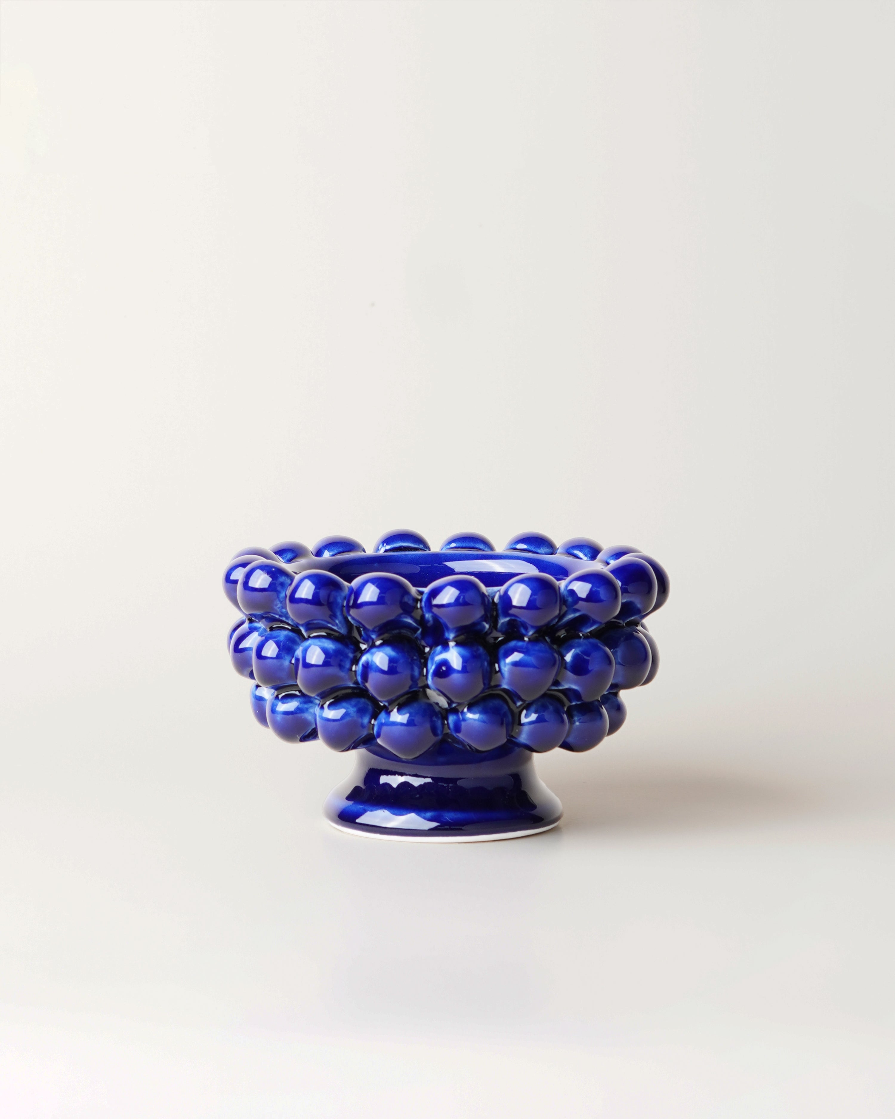 Small Pigna Aperta Bowl Dark Blue D11cm