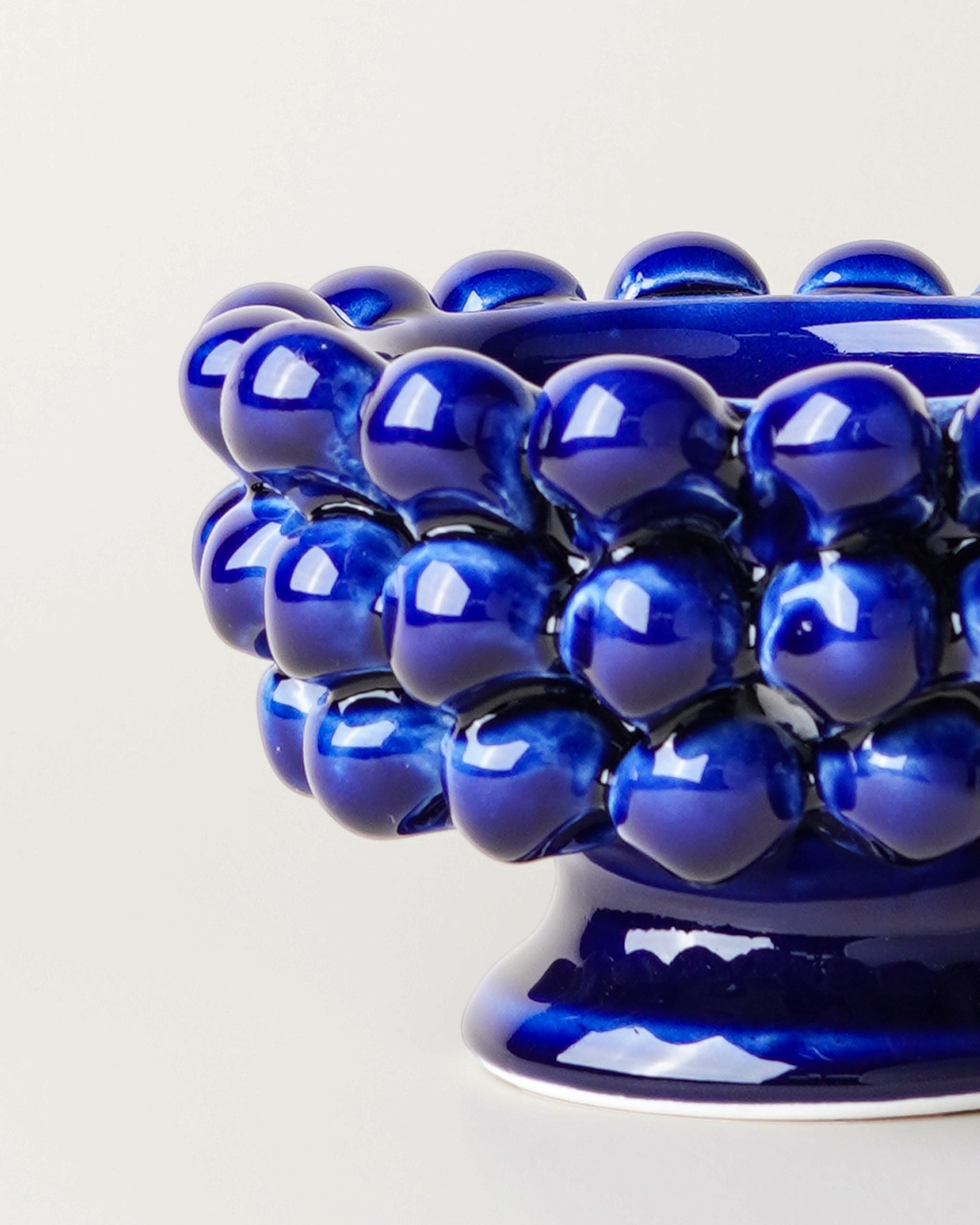 Small Pigna Aperta Bowl Dark Blue D11cm