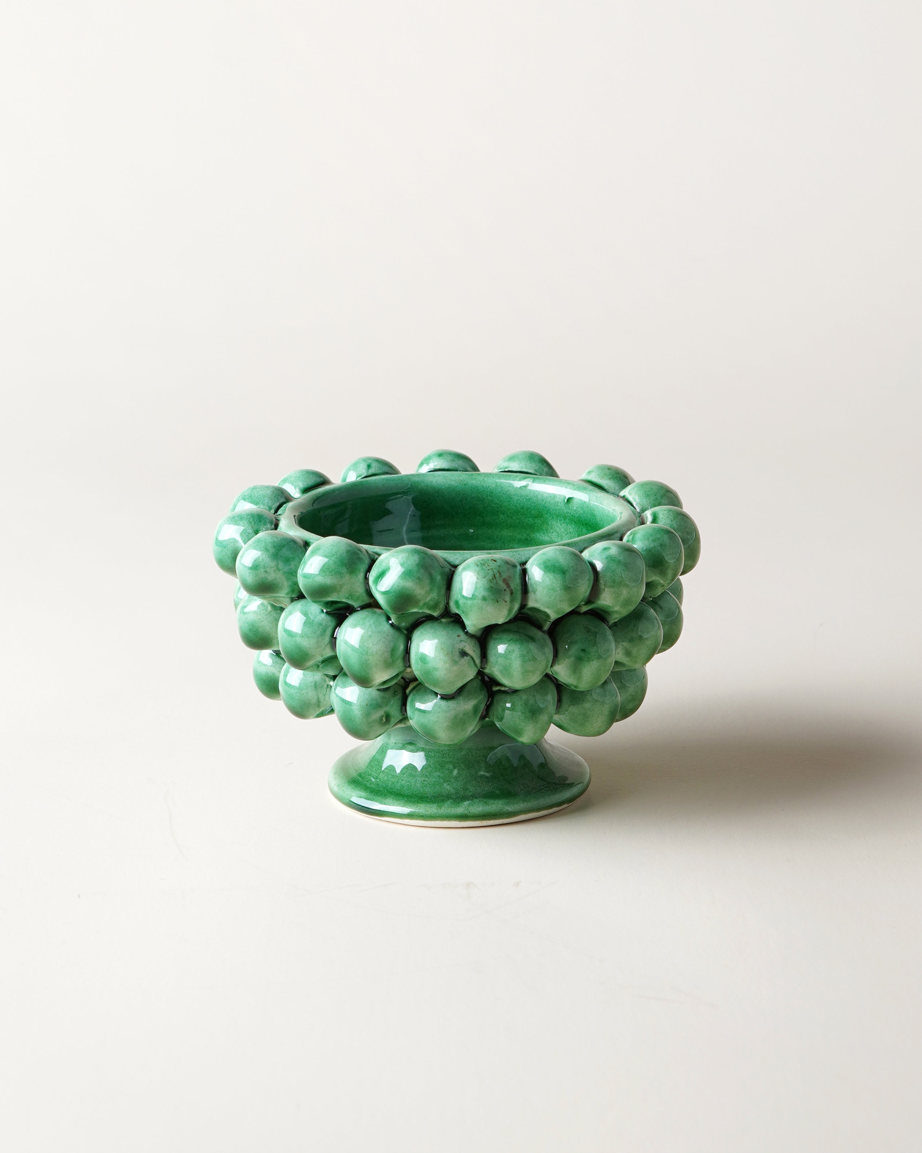 Small Pigna Aperta Bowl Green D11cm