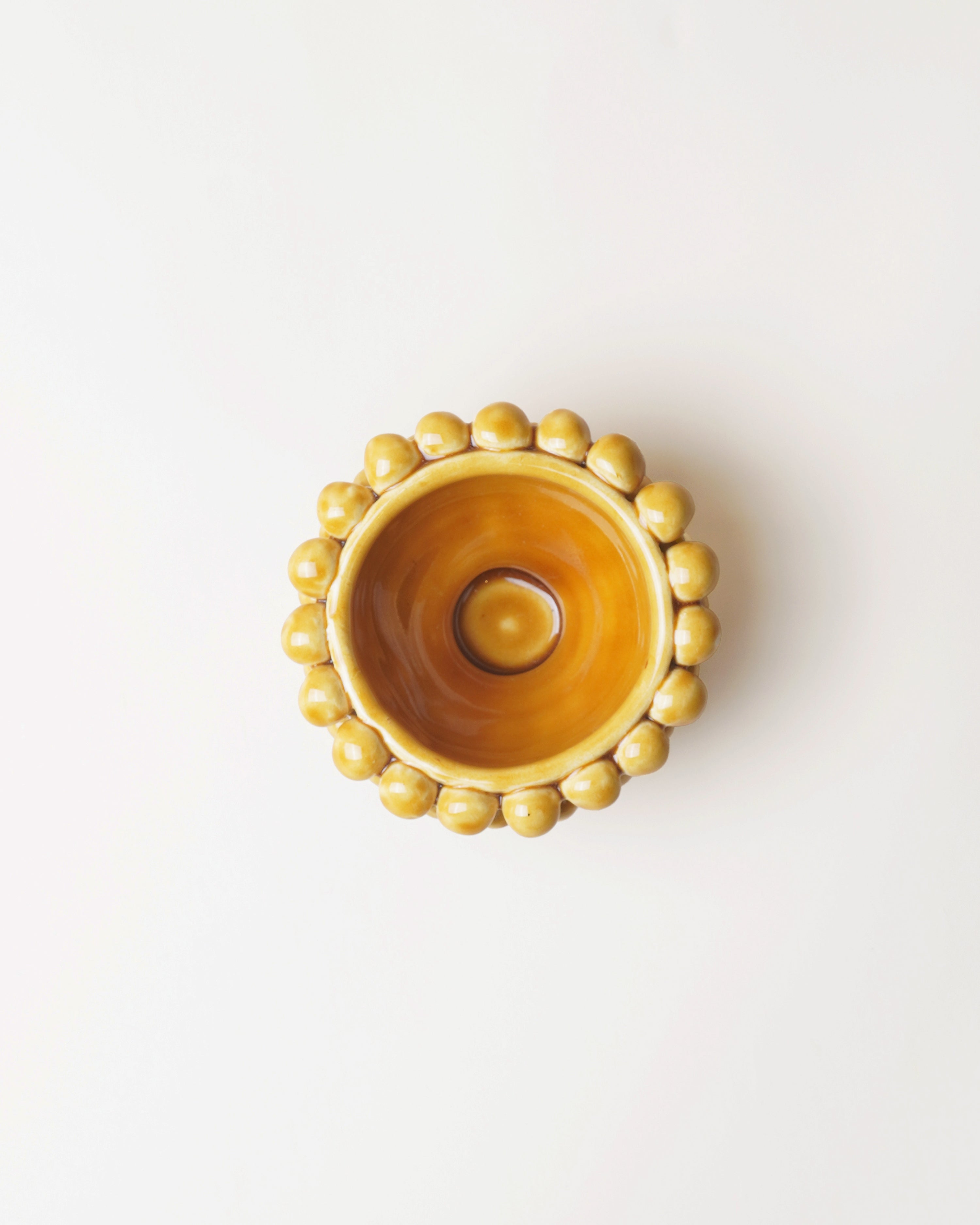 Small Pigna Aperta Bowl Mustard D11cm