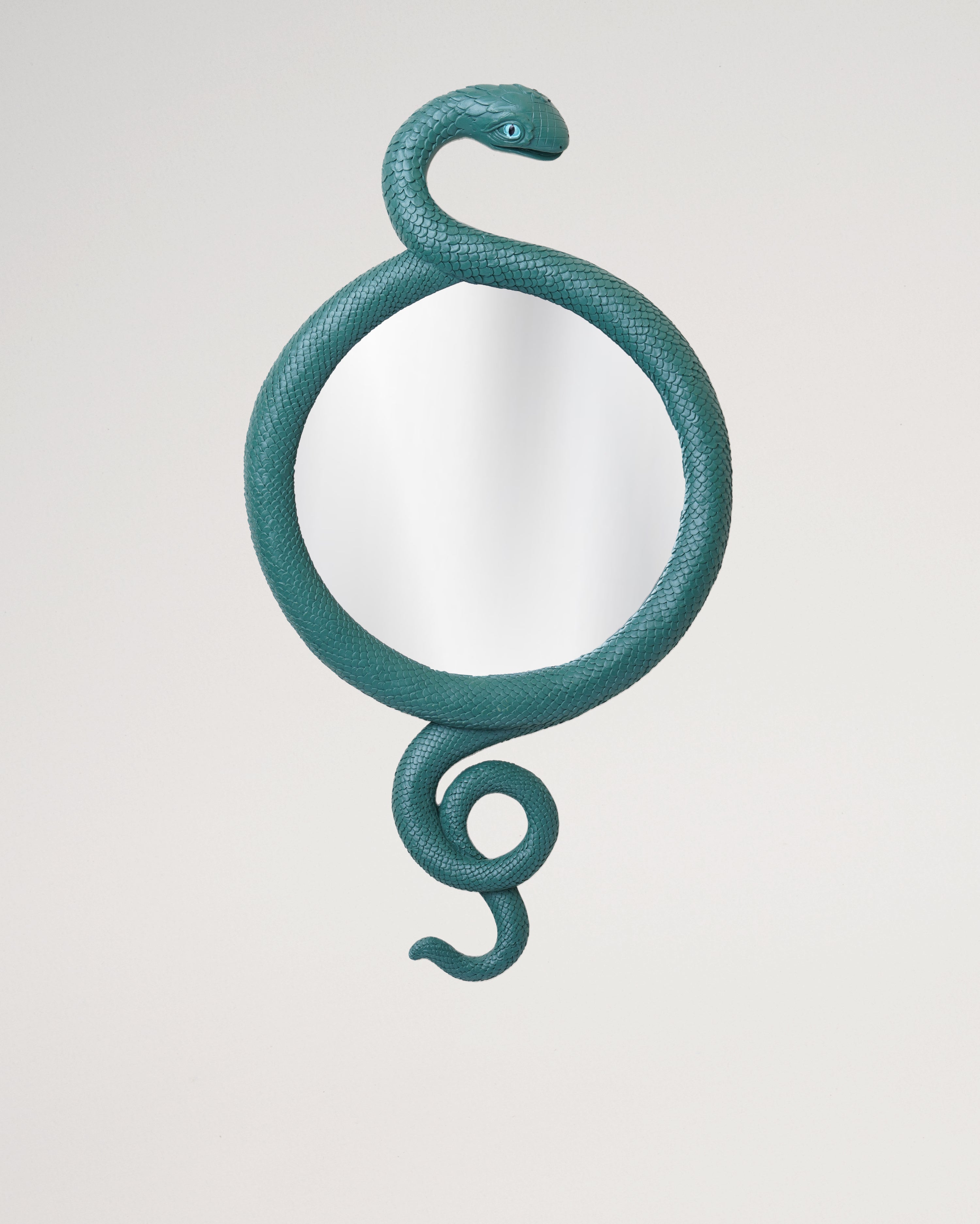 Snake Mirror Green