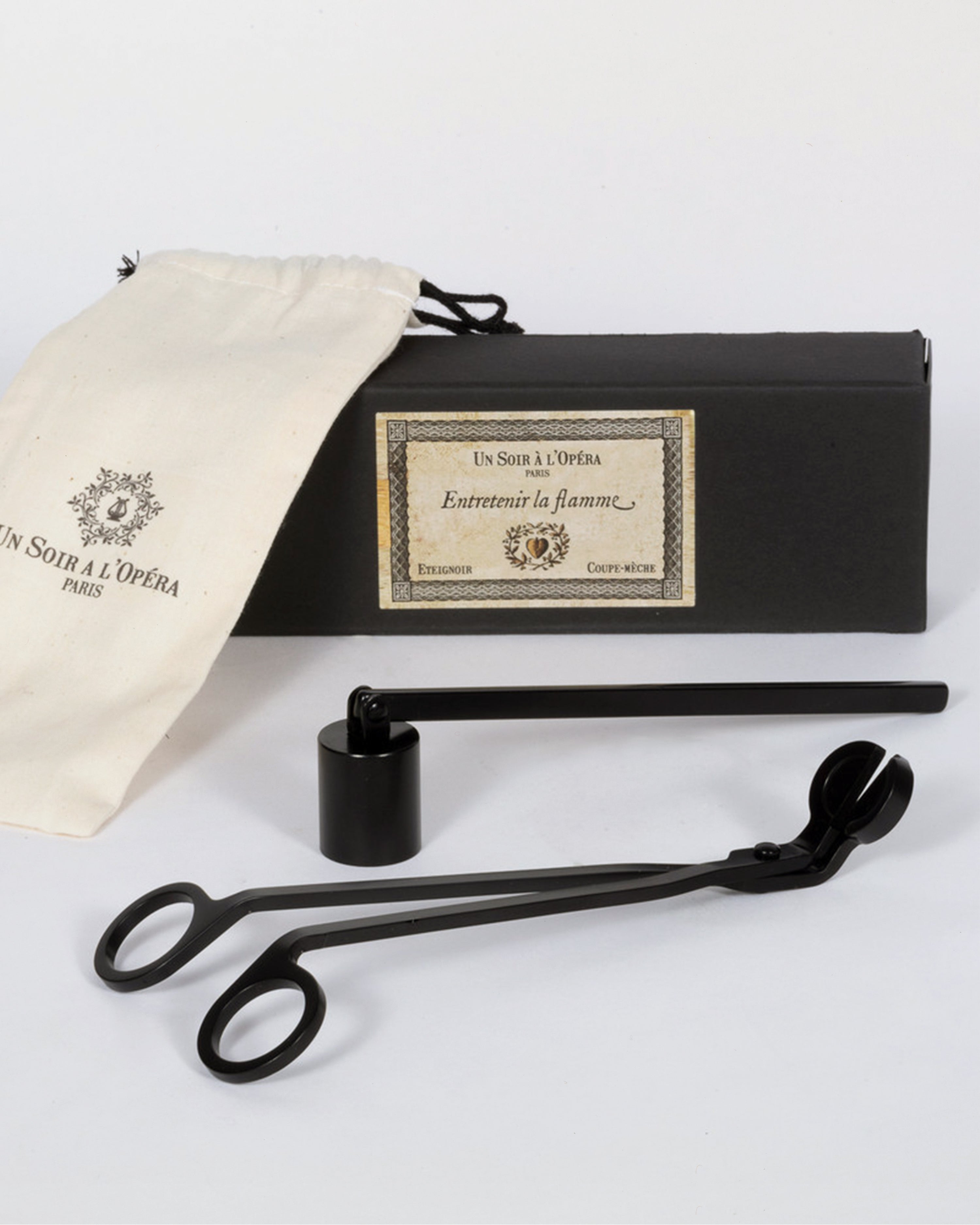 Snuffer and Wick trimmer Black