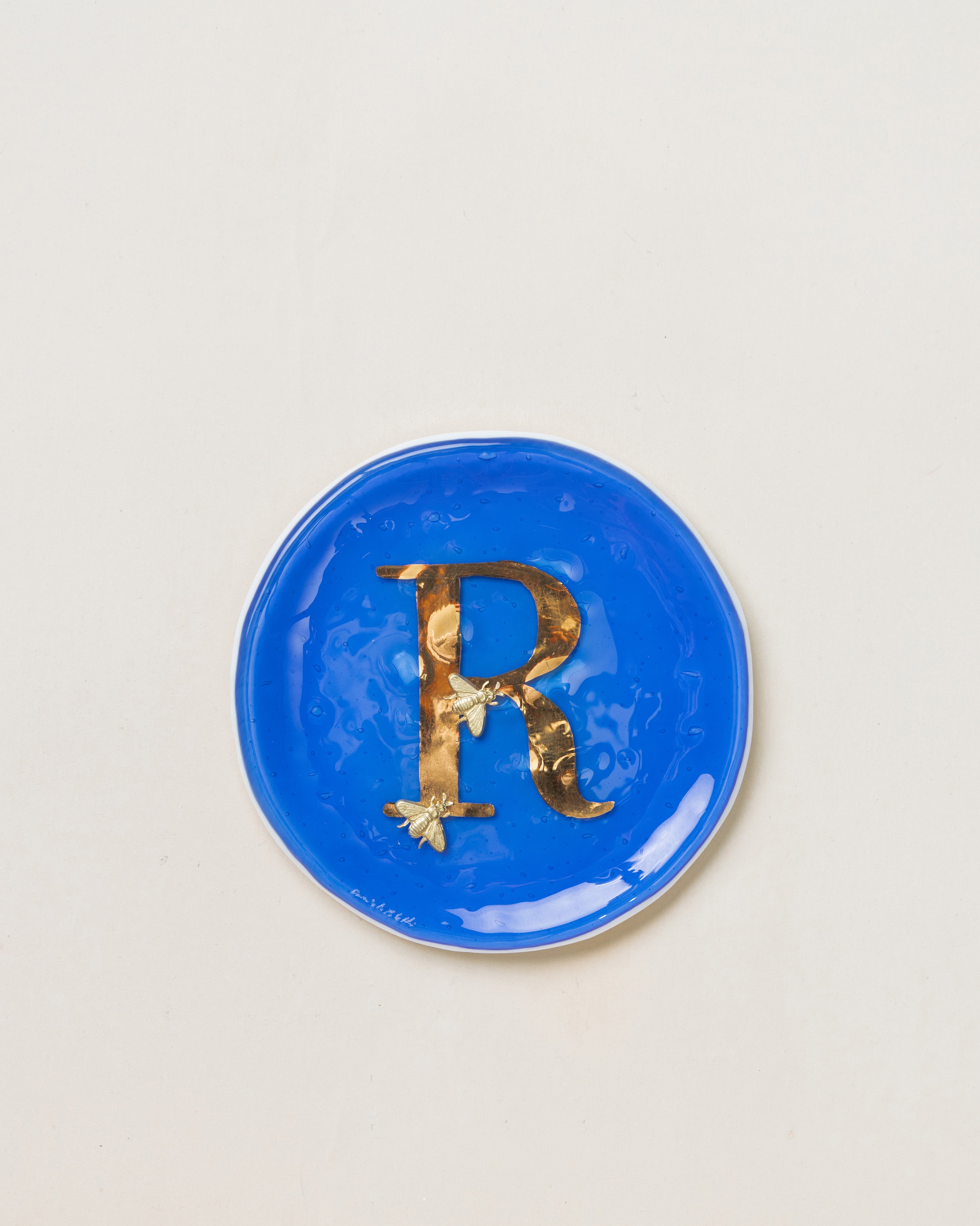 Round Letter Plate D14cm