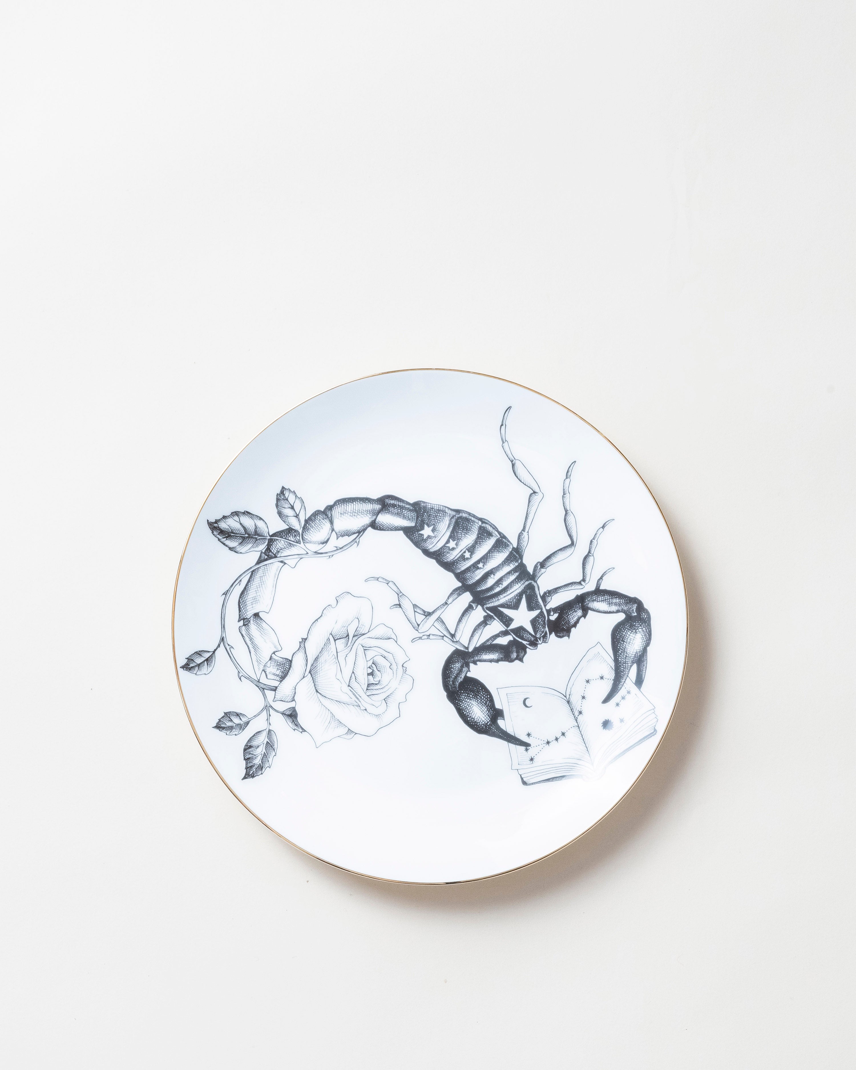 Scorpio Zodiac Plate D21cm