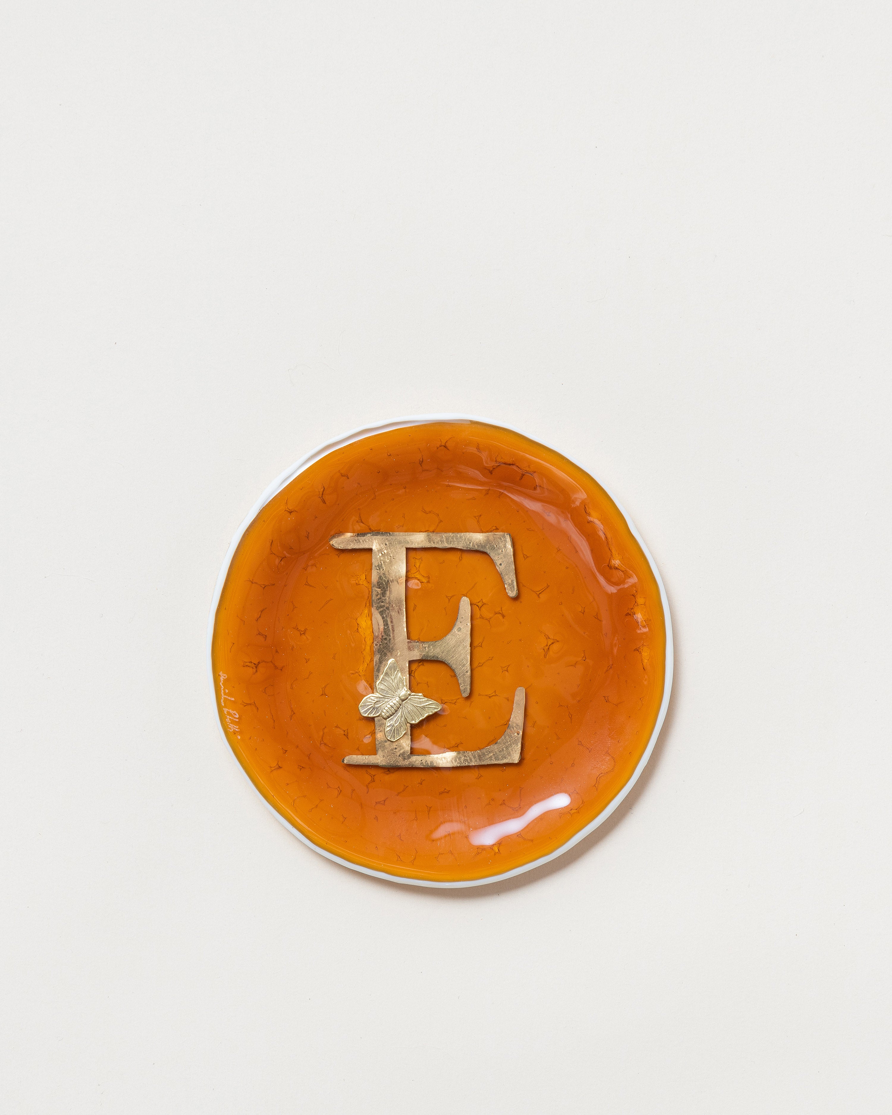 Round Letter Plate D14cm