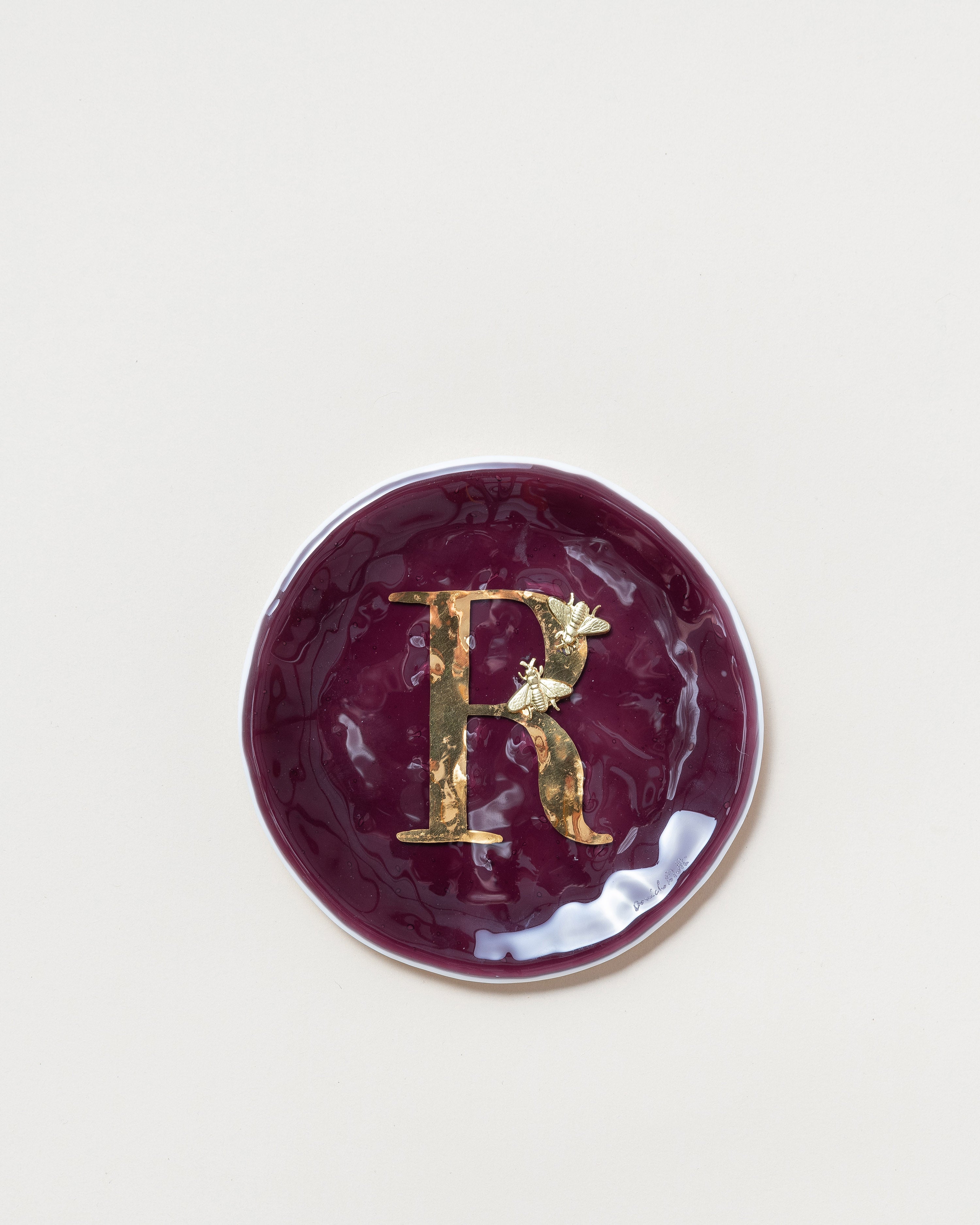 Round Letter Plate D14cm