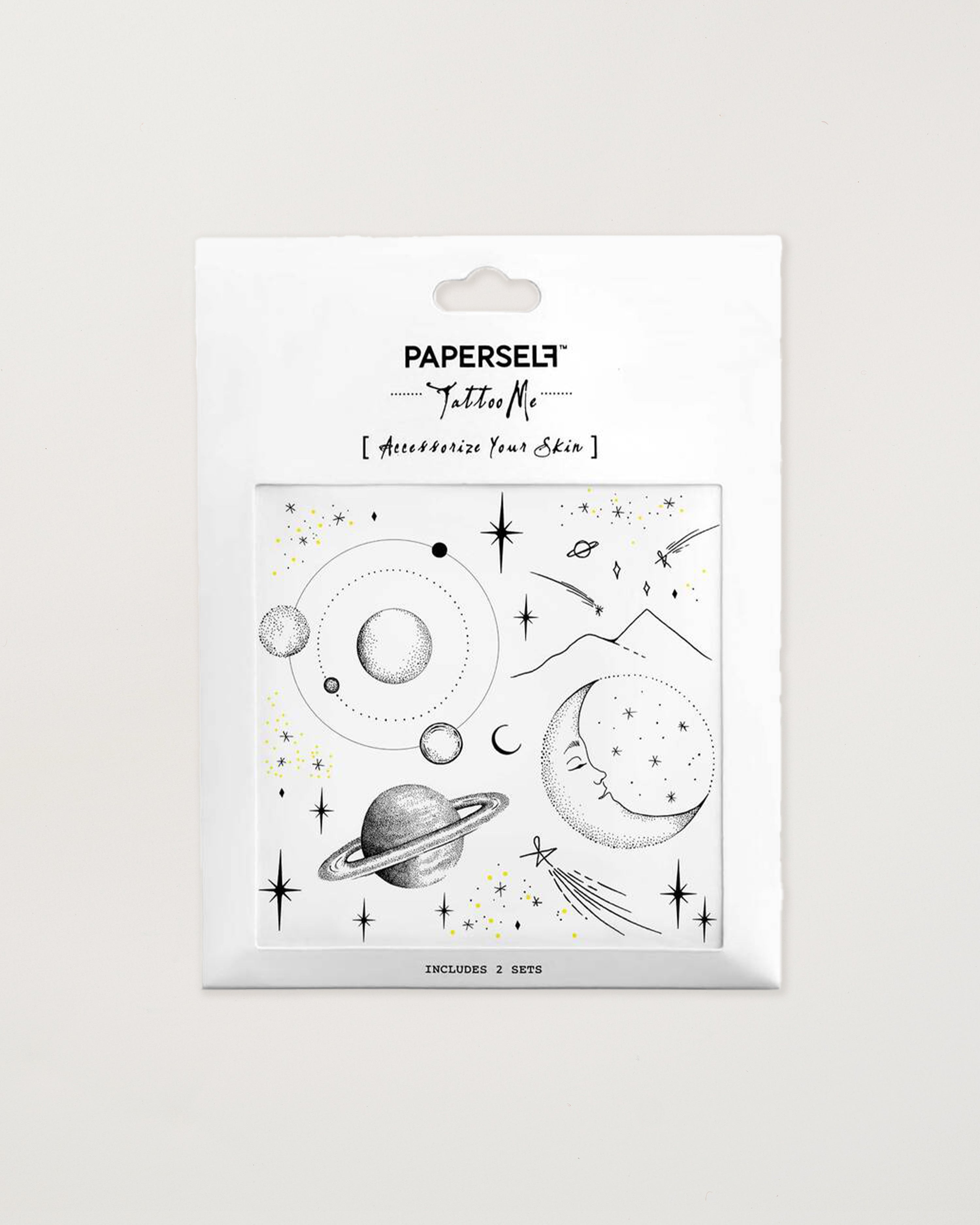 Space Temporary Tattoos