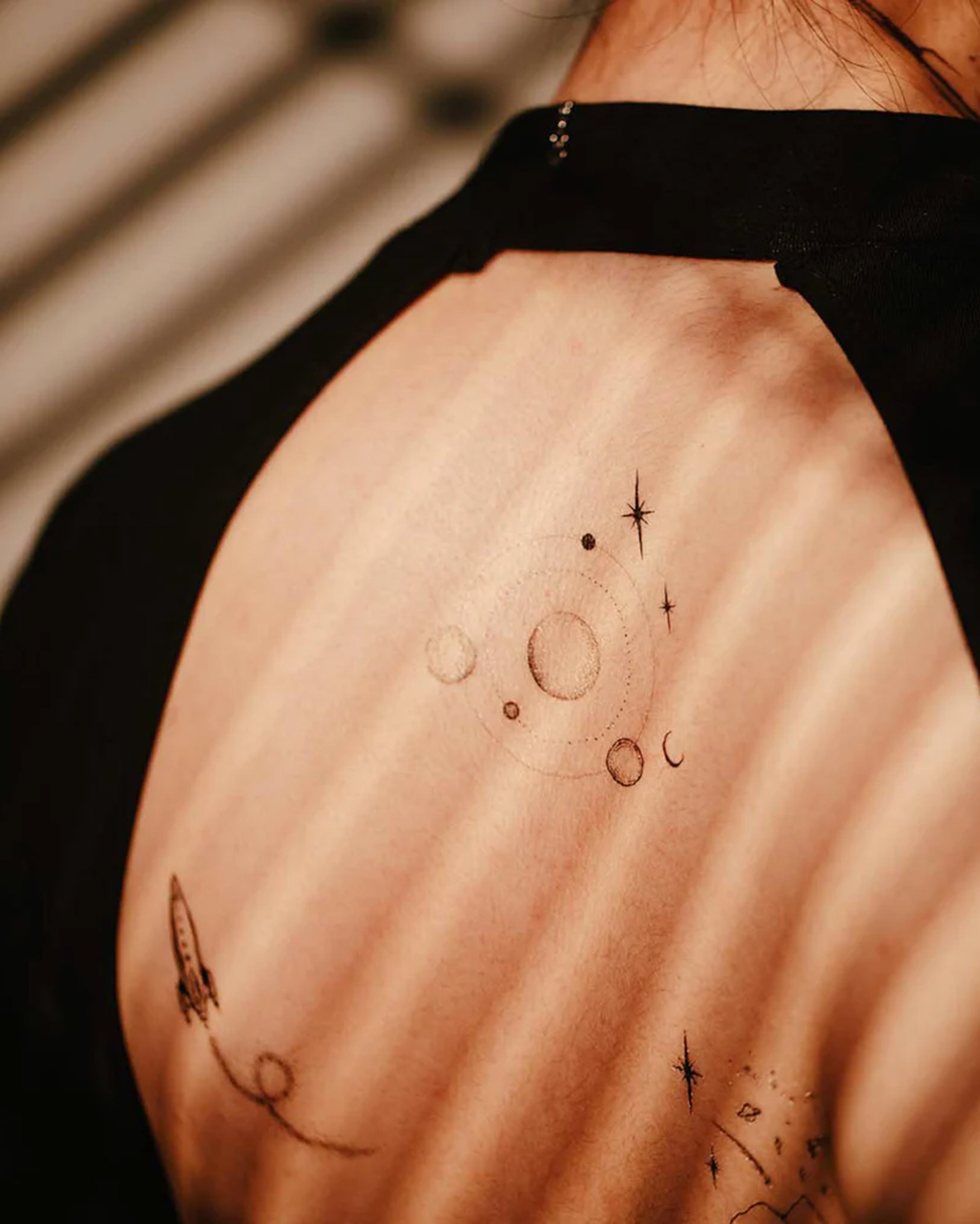 Space Temporary Tattoos