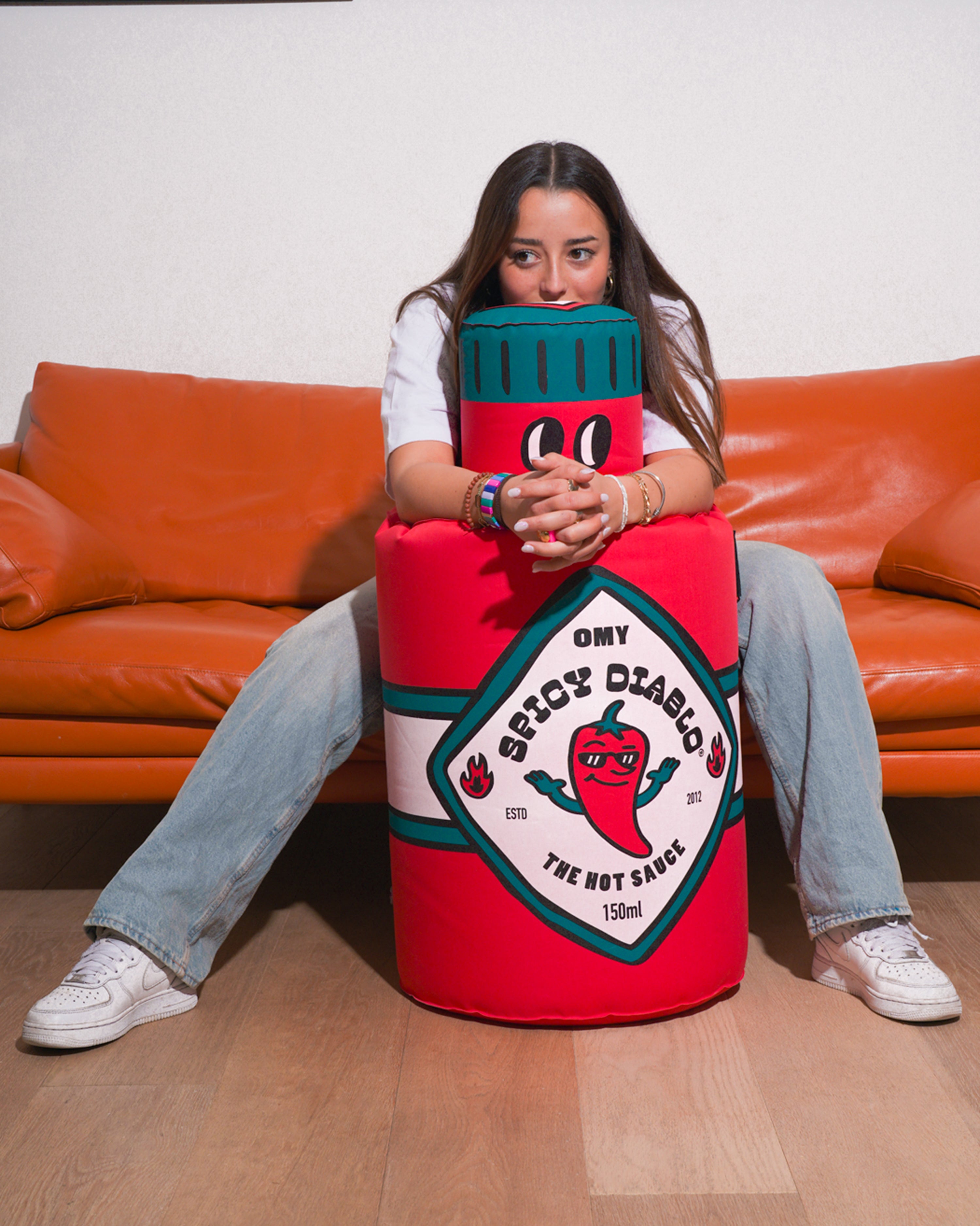 Spicy Diablo Giant Inflatable Cushion