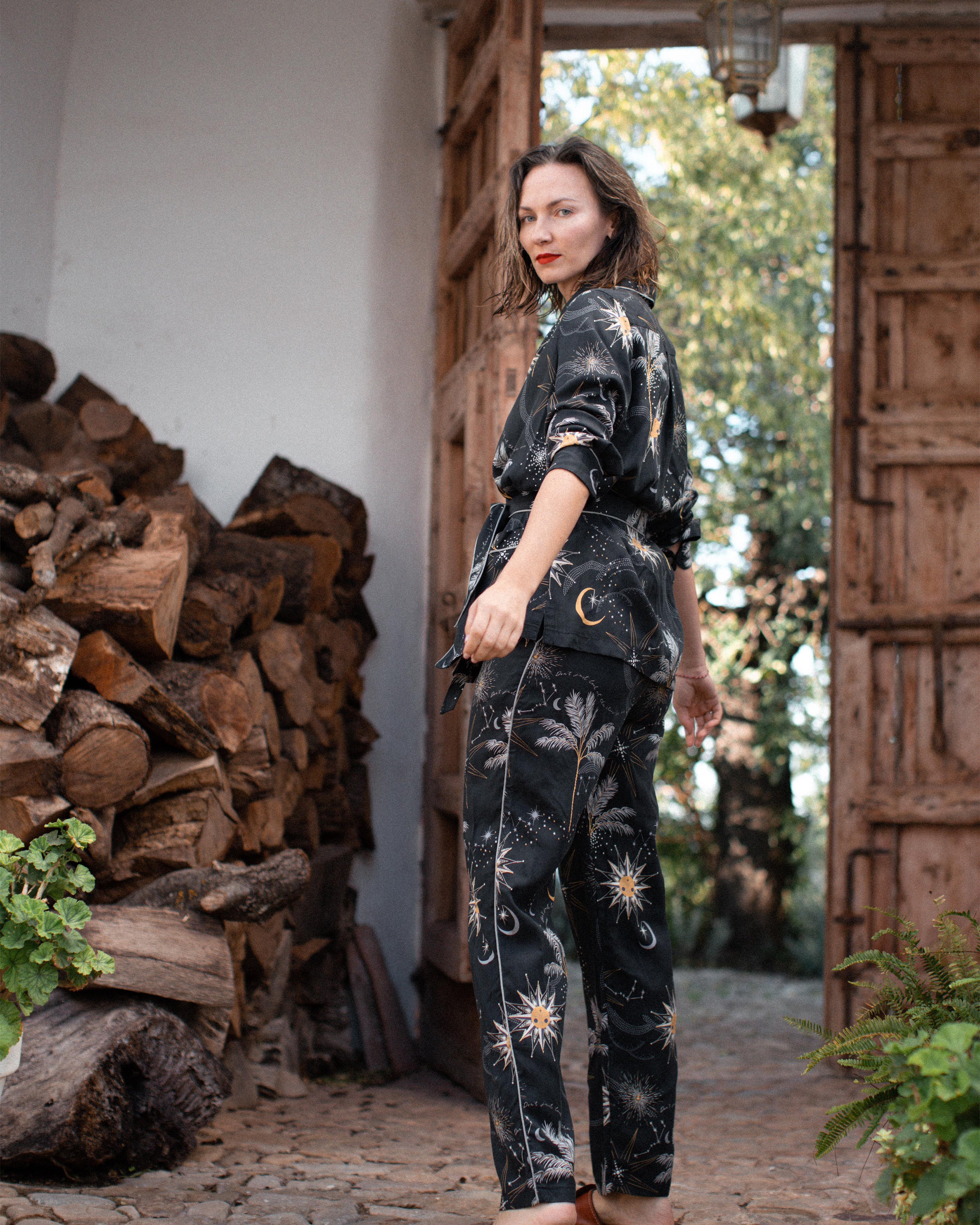Starry Night Pyjamas Set S