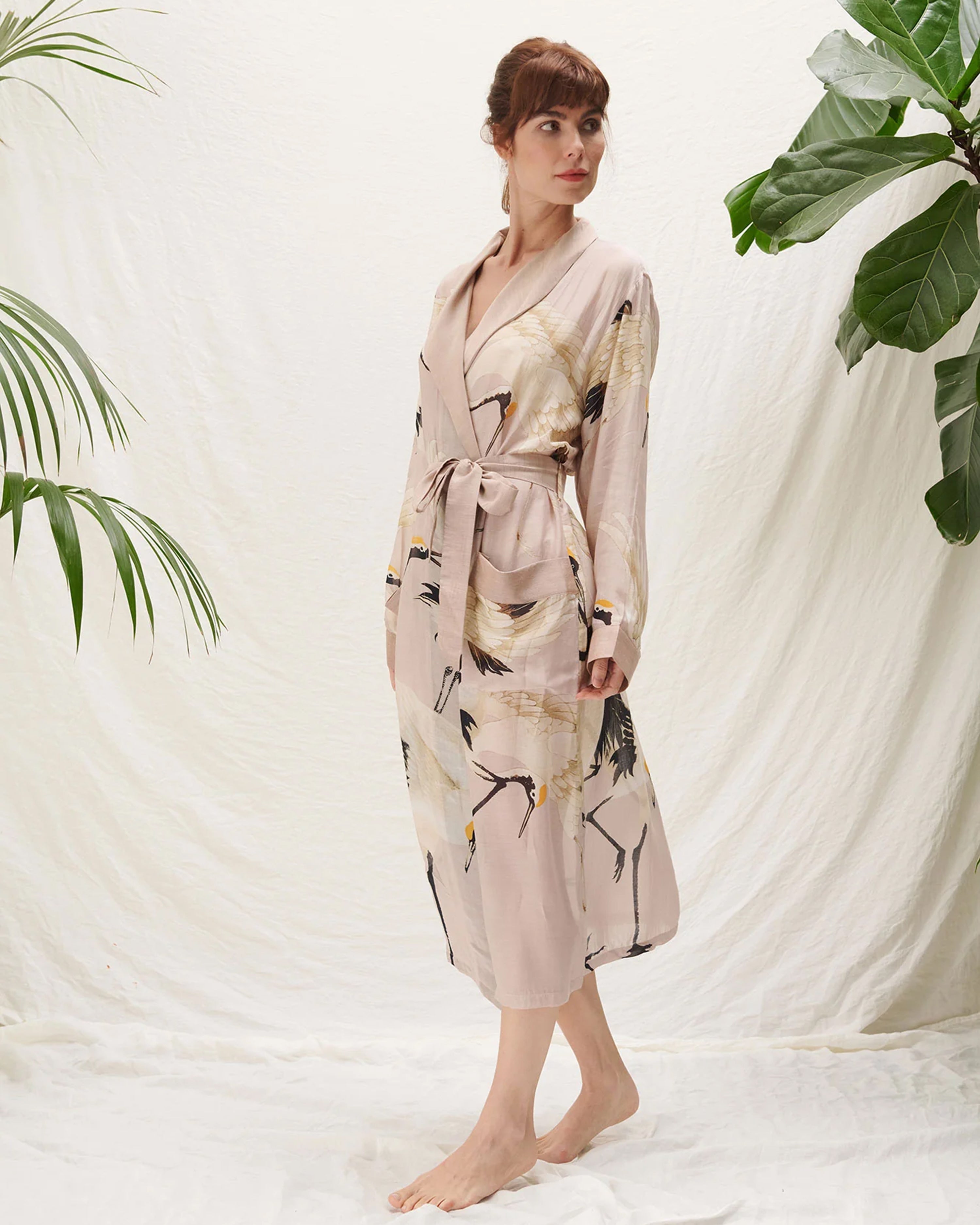 Stork Plaster Pink Gown