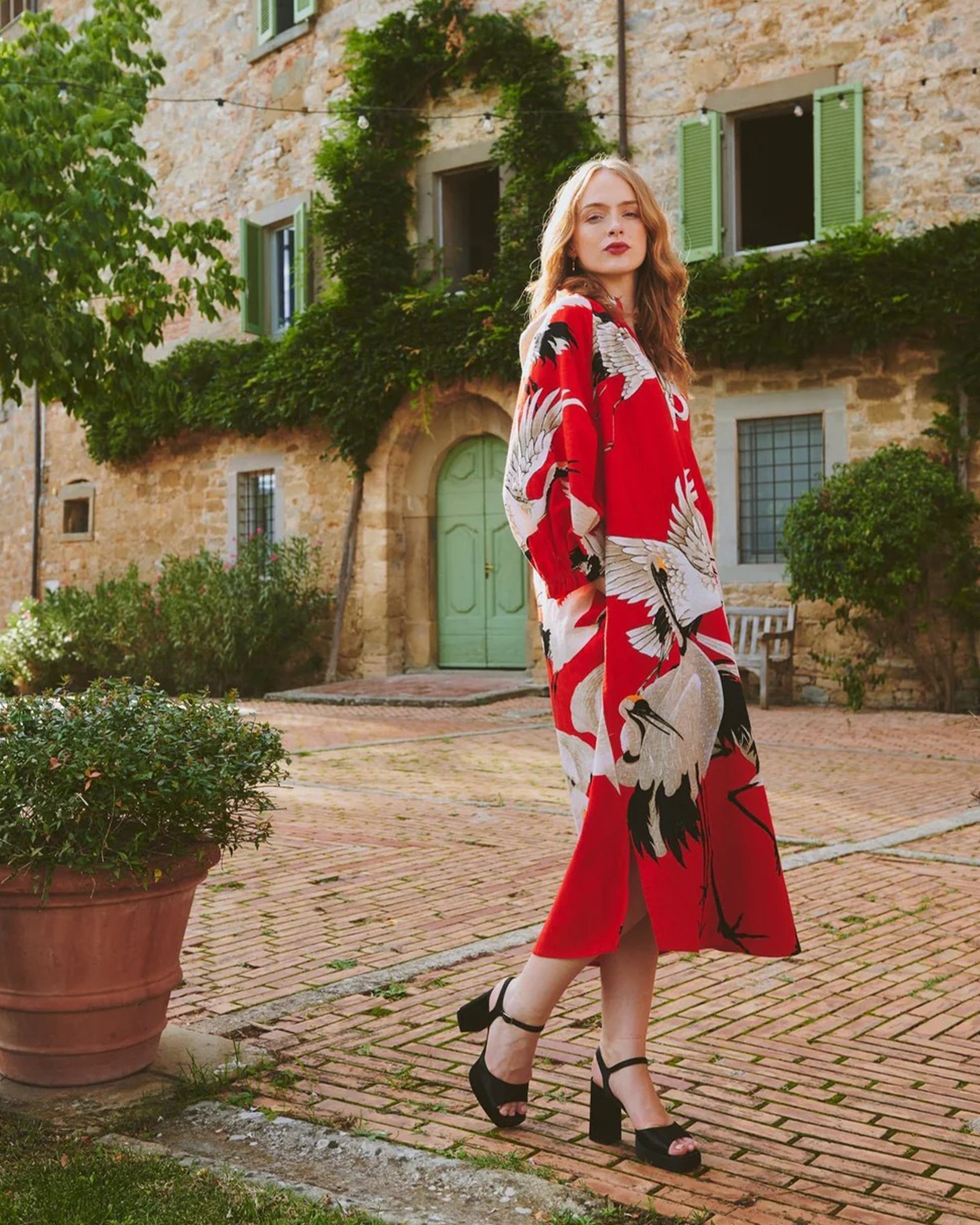 Stork Scarlet Gown