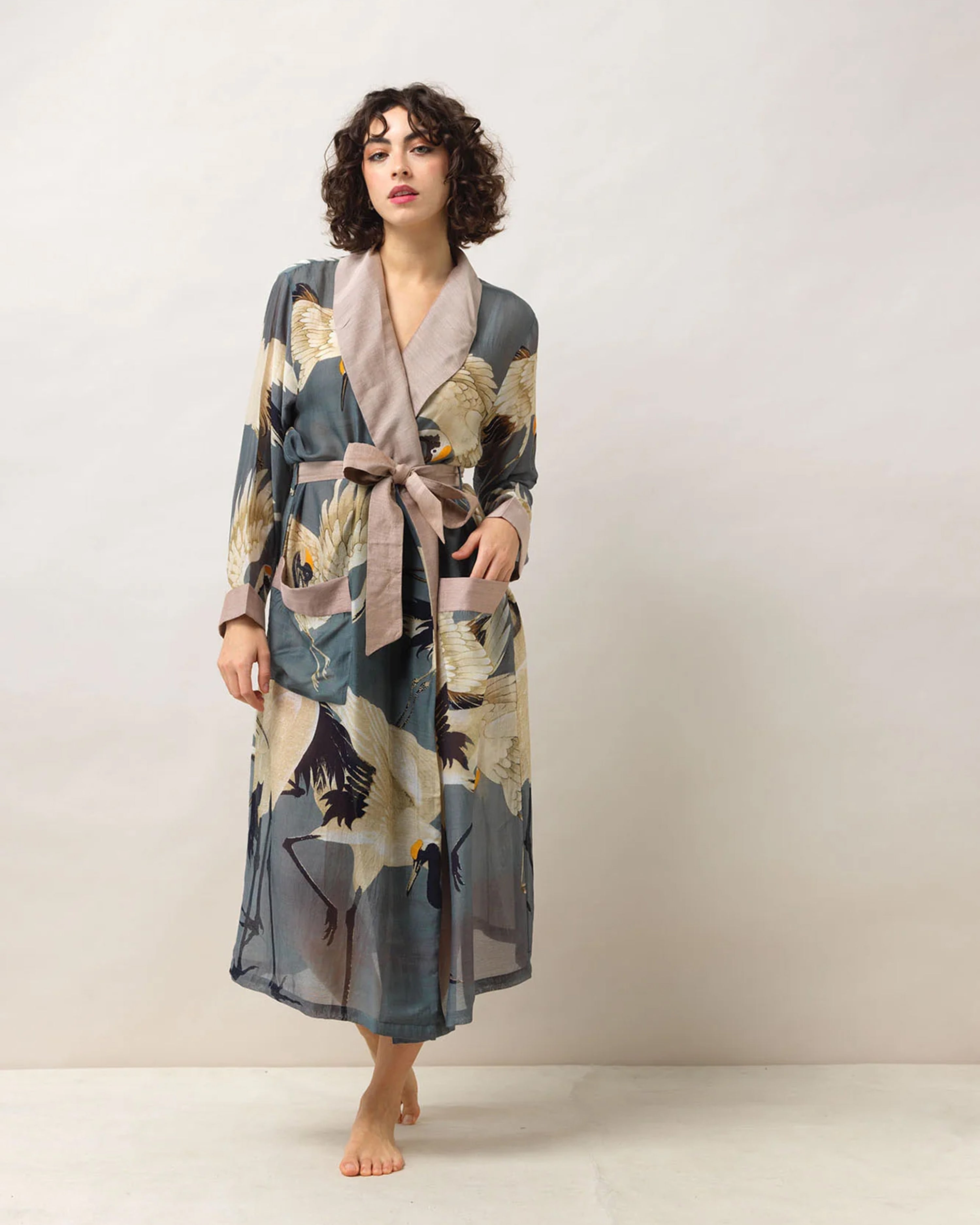 Stork Slate Grey Gown