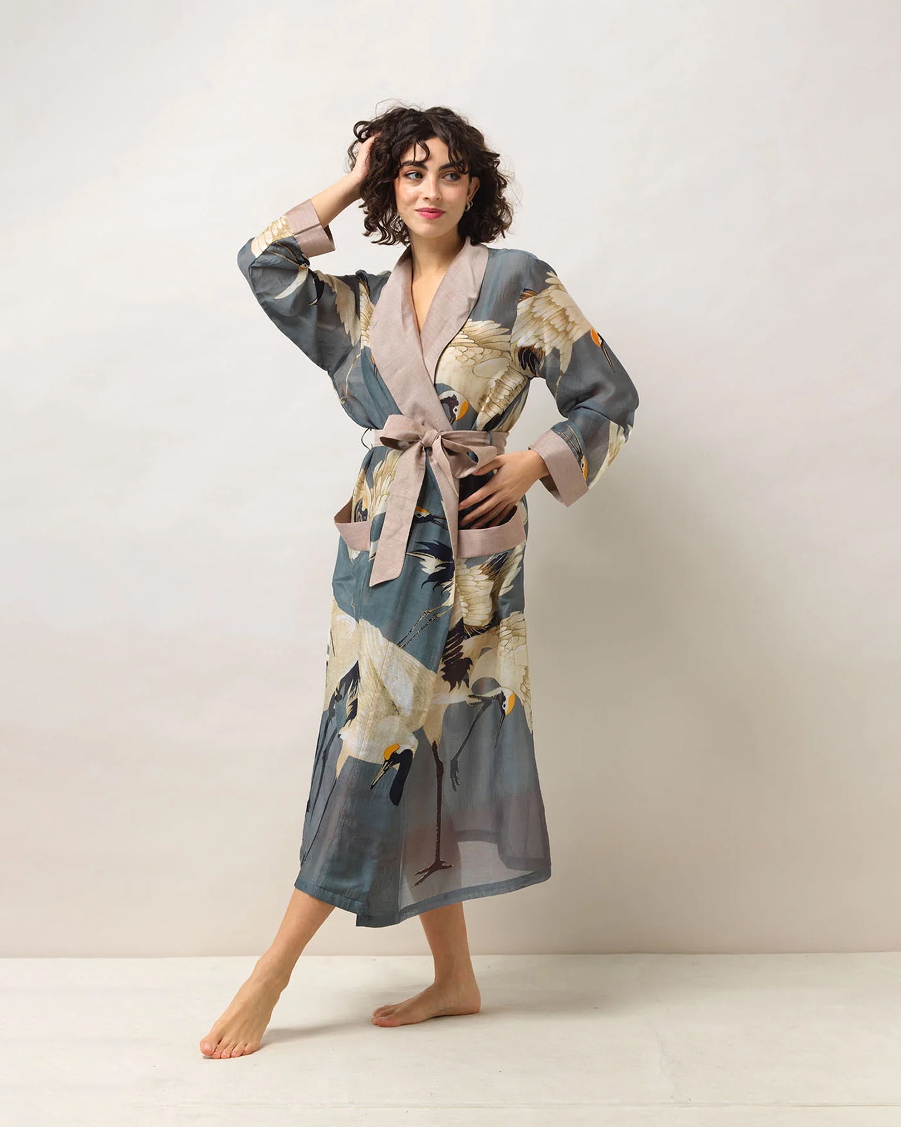 Stork Slate Grey Gown