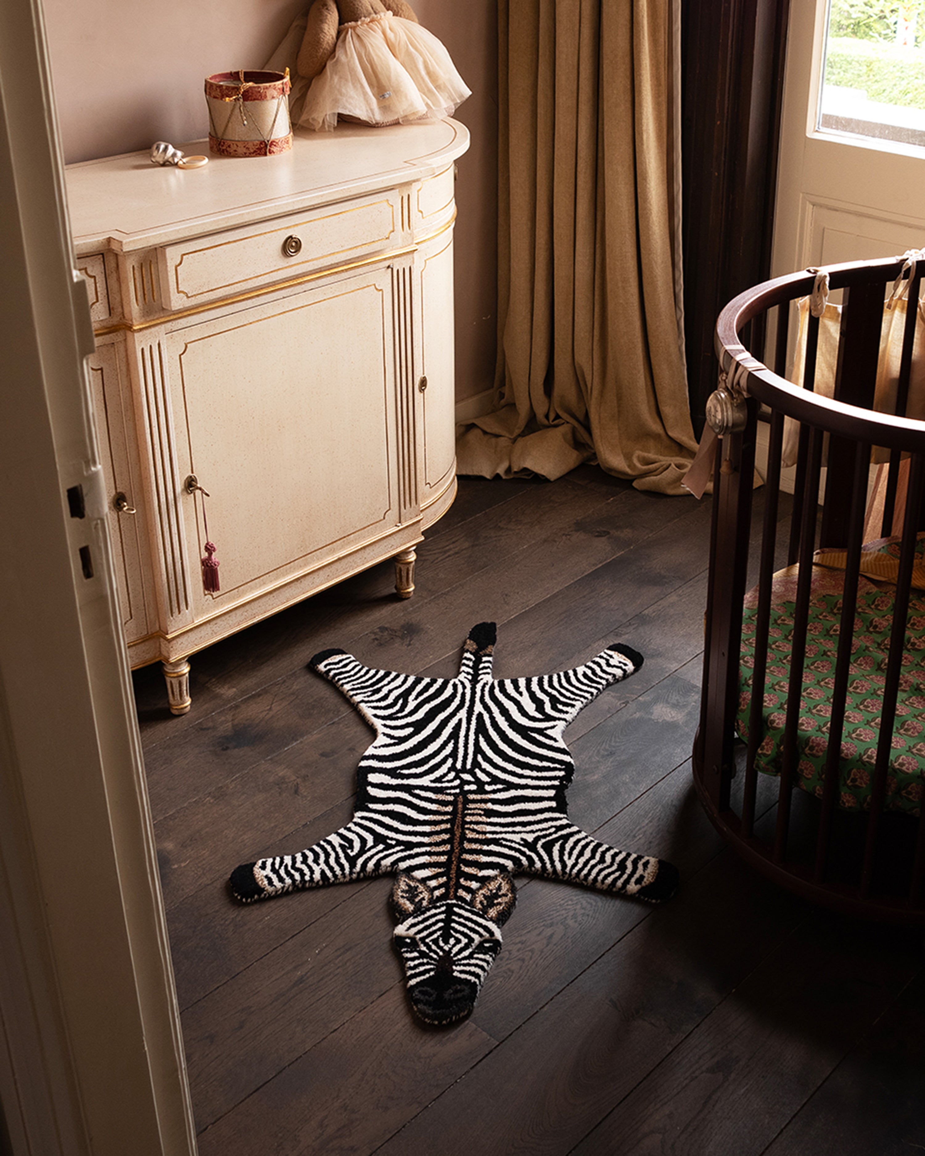 Stripey Zebra Rug Small