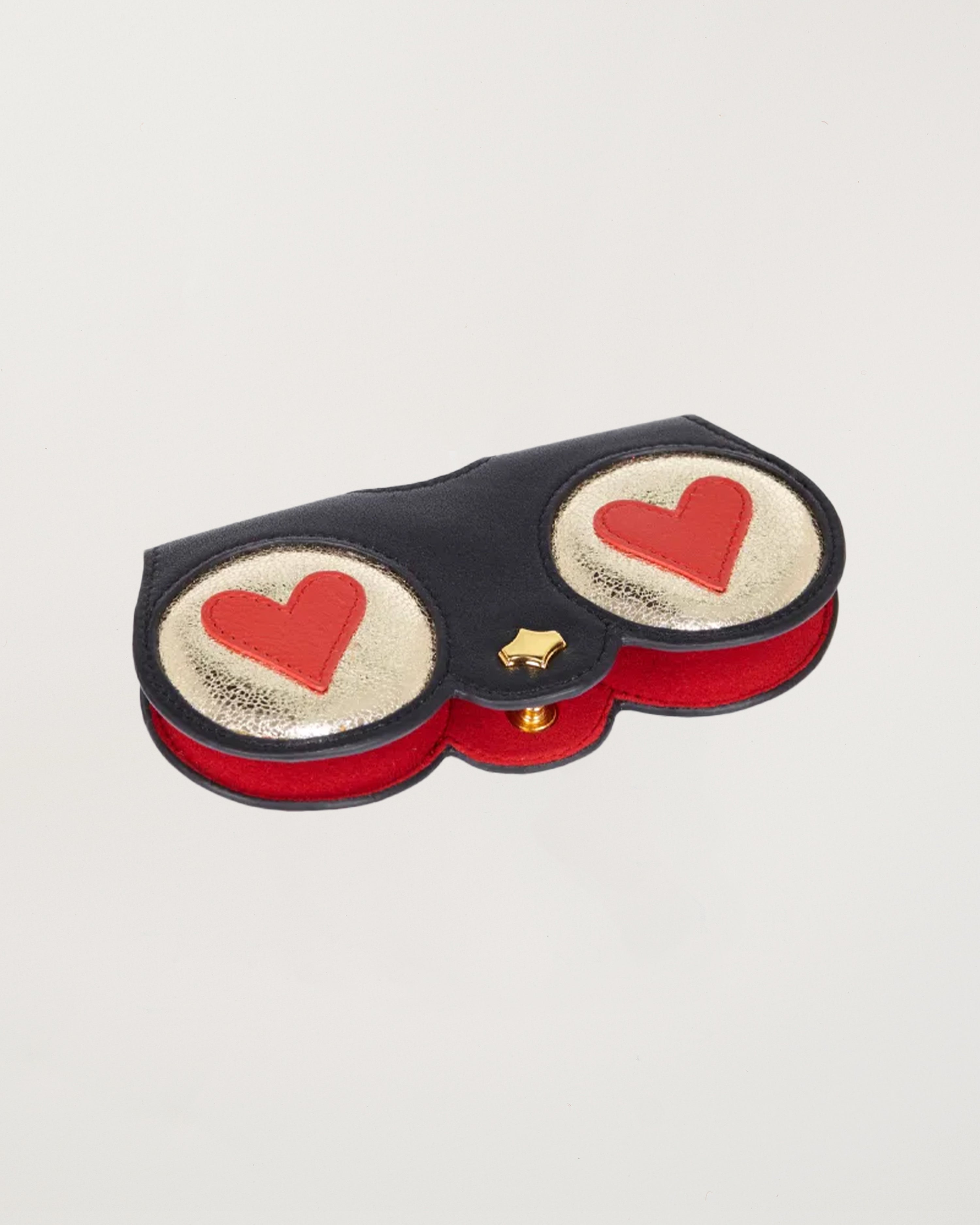SunCover Glasses Case Black Gold
