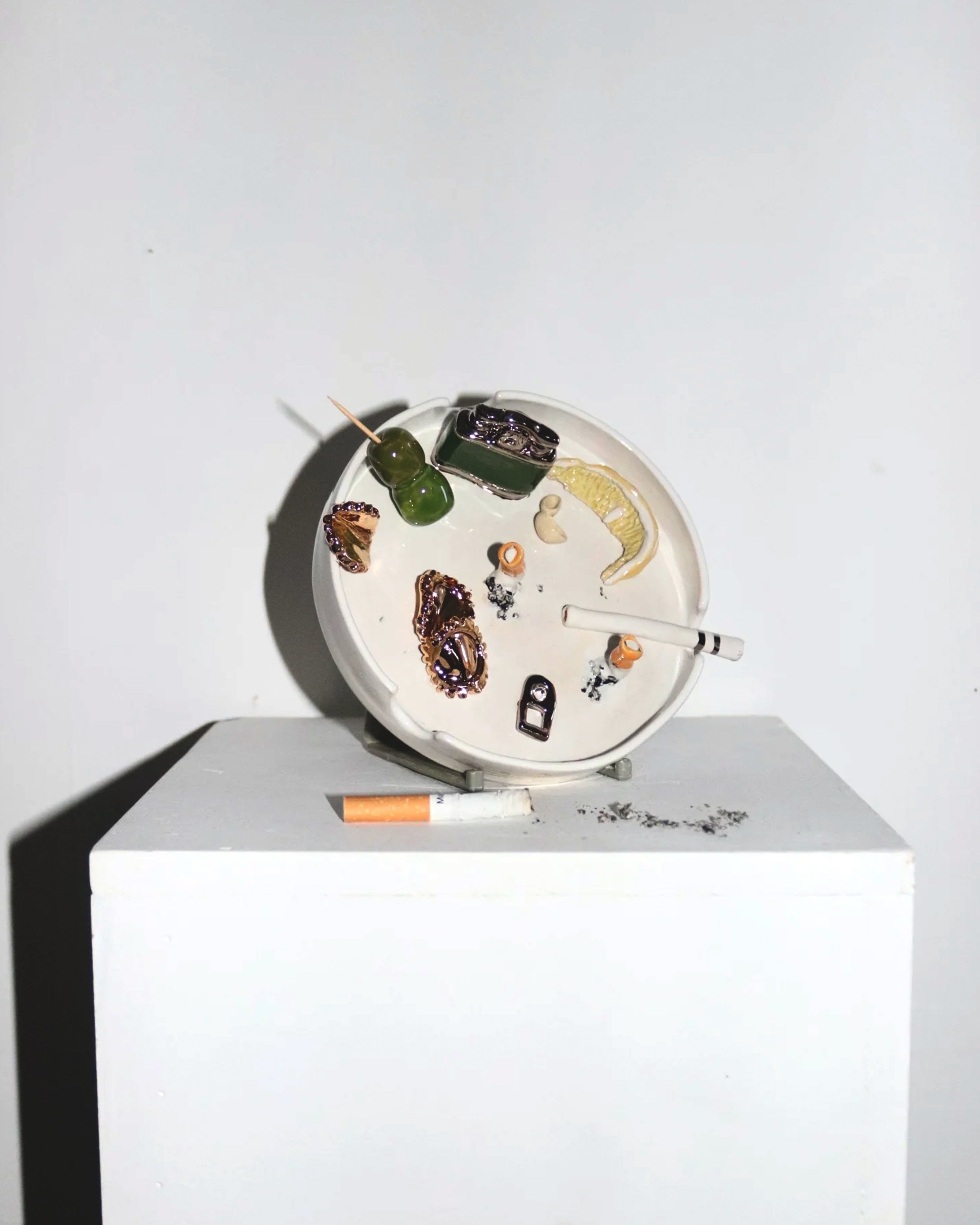 Table Lighter Ashtray