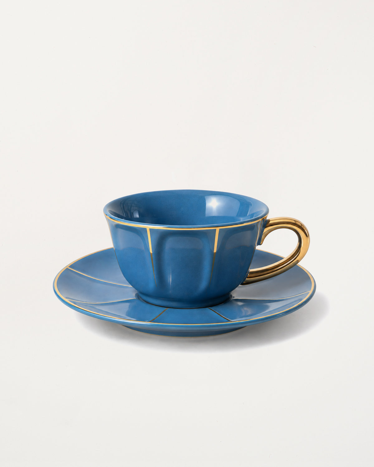 Tea Cup & Saucer/Blue