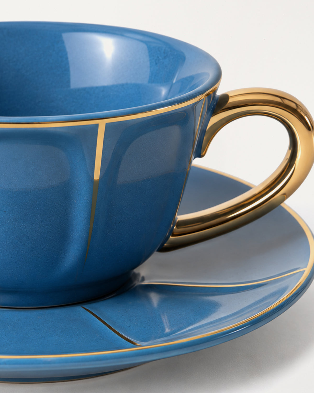 Tea Cup & Saucer/Blue
