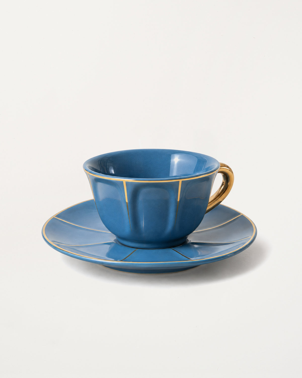 Tea Cup & Saucer/Blue