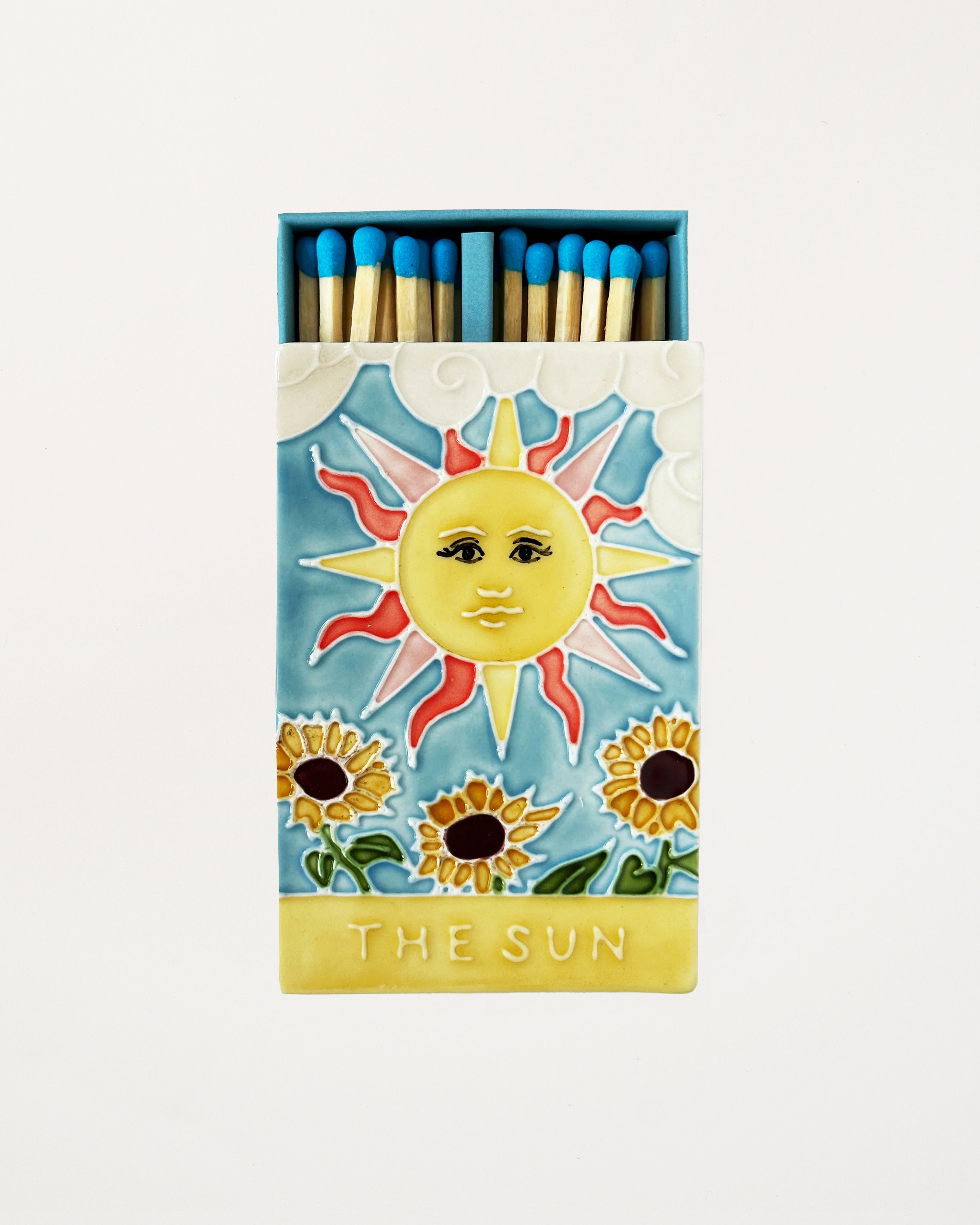 The Sun II Ceramic Matchbox