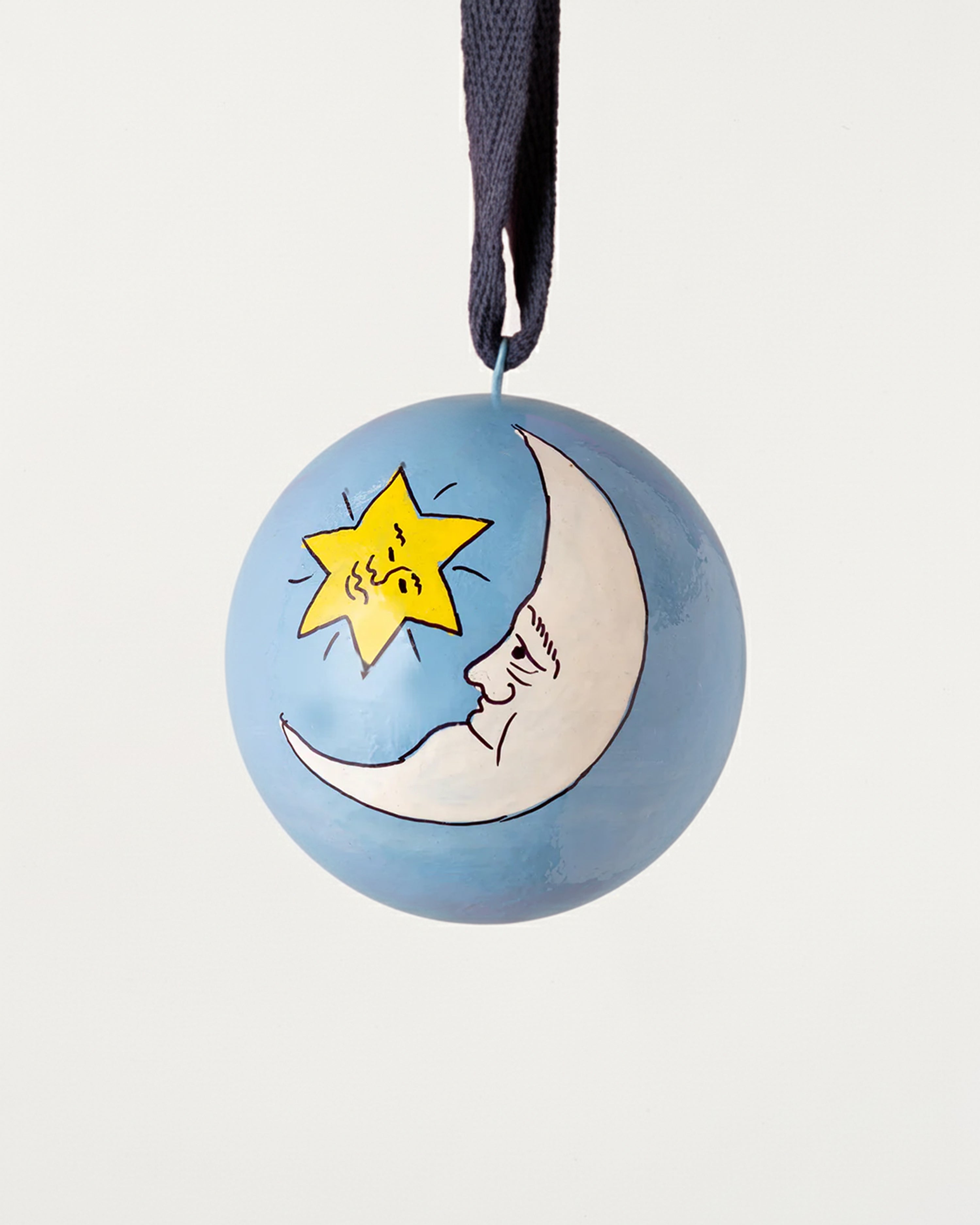 The Moon Blue Bauble