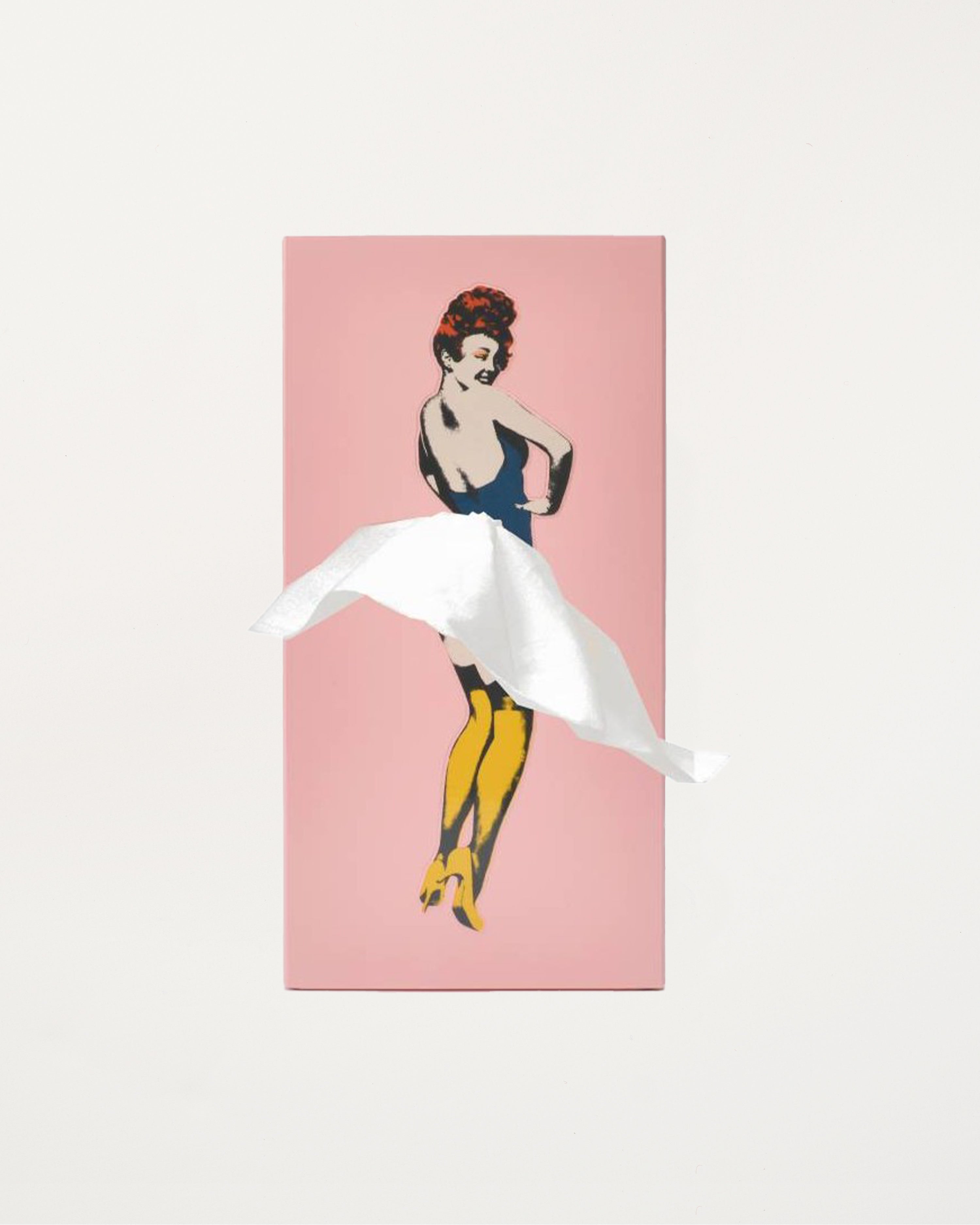 Tissue Box Girl Pink