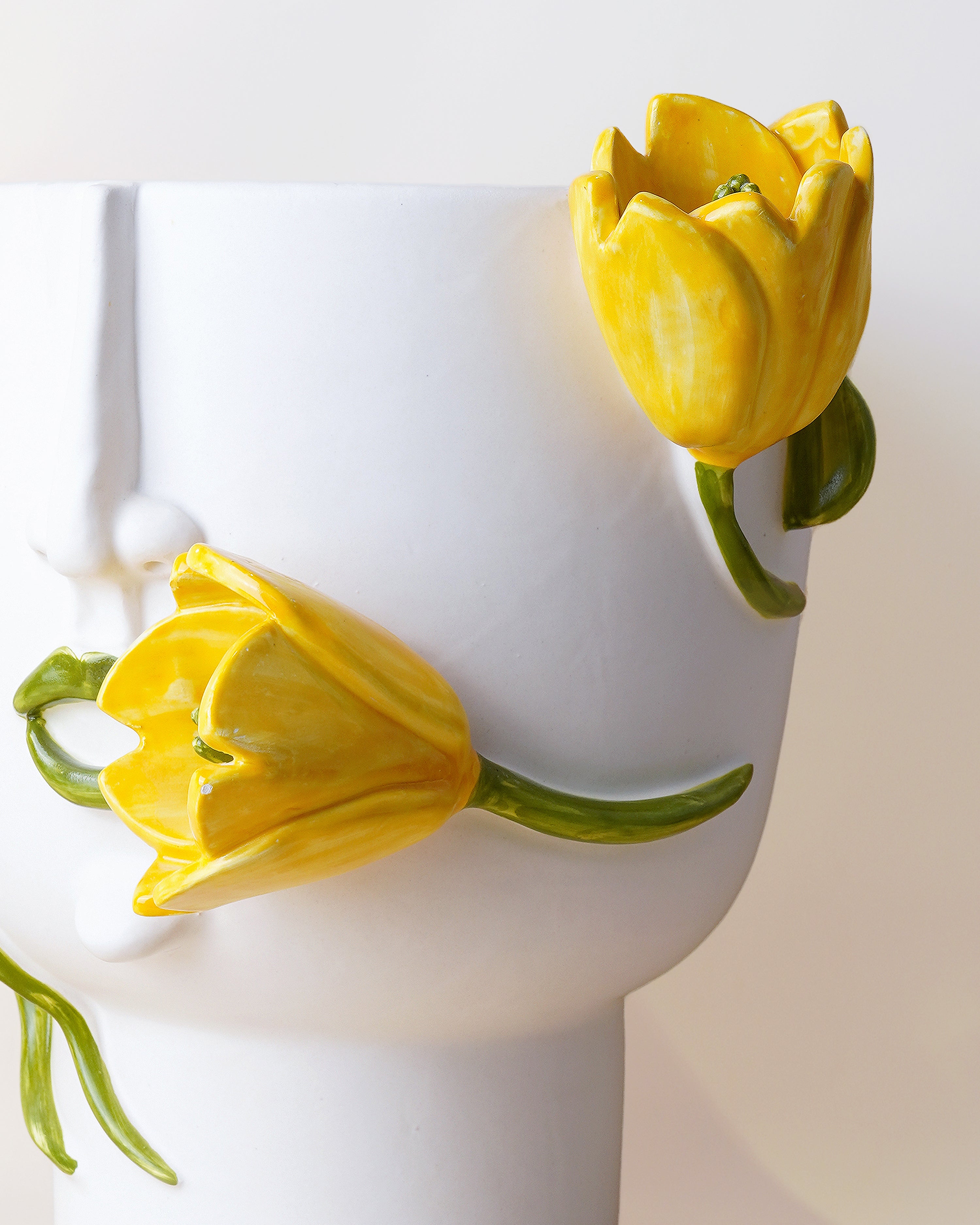 Tullia Yellow Tulips Large Vase