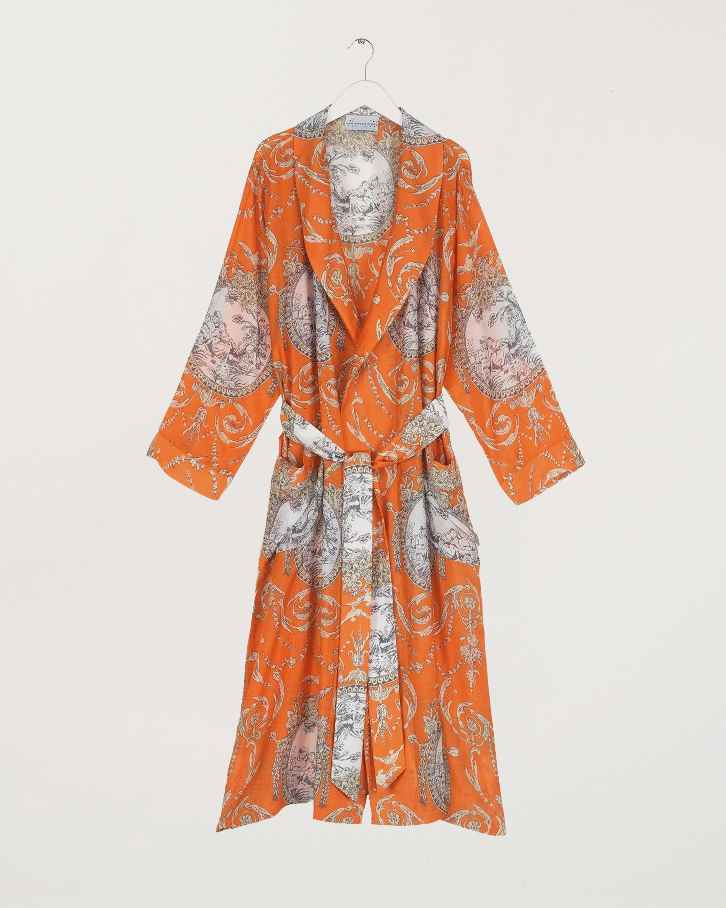 Valentine Orange Gown