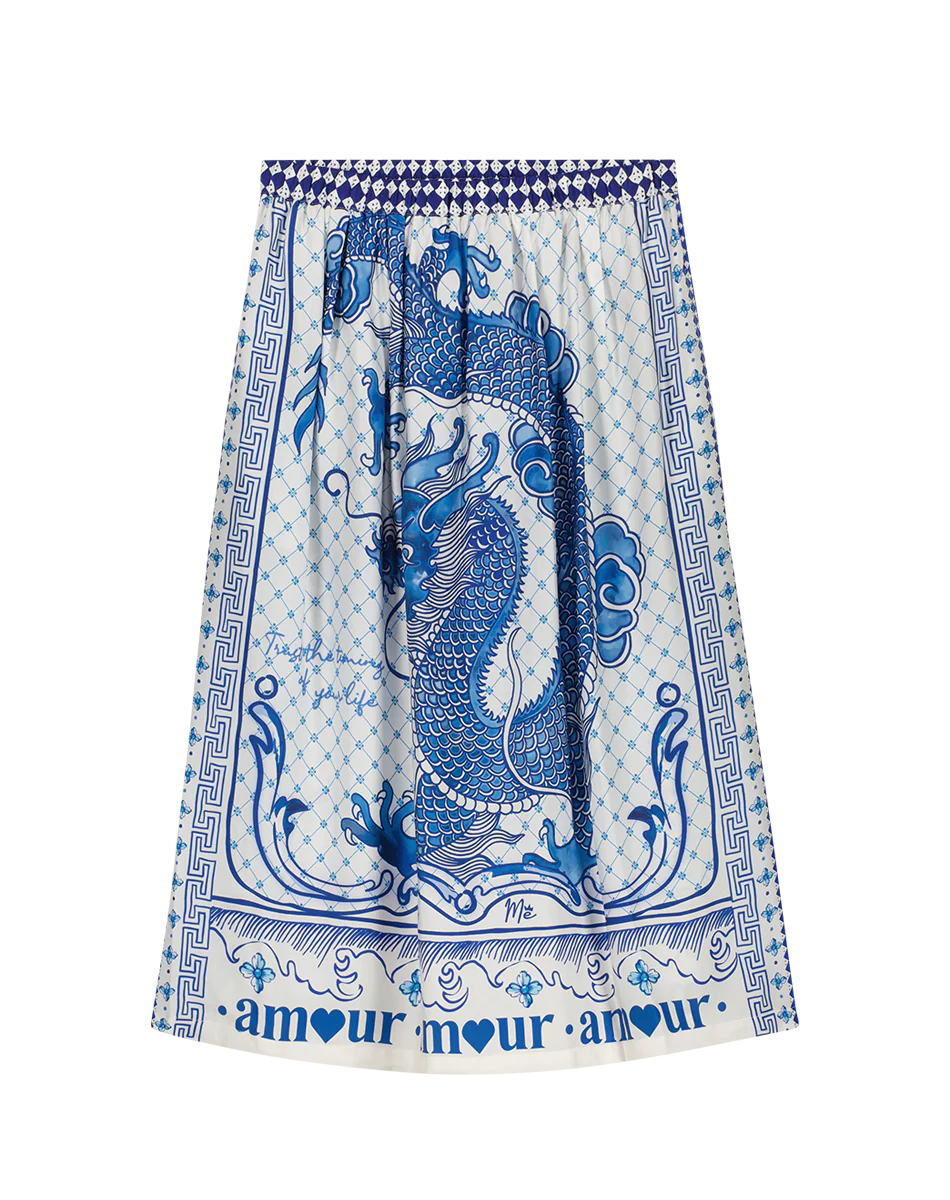 Vanessa Amalfi Printed Skirt